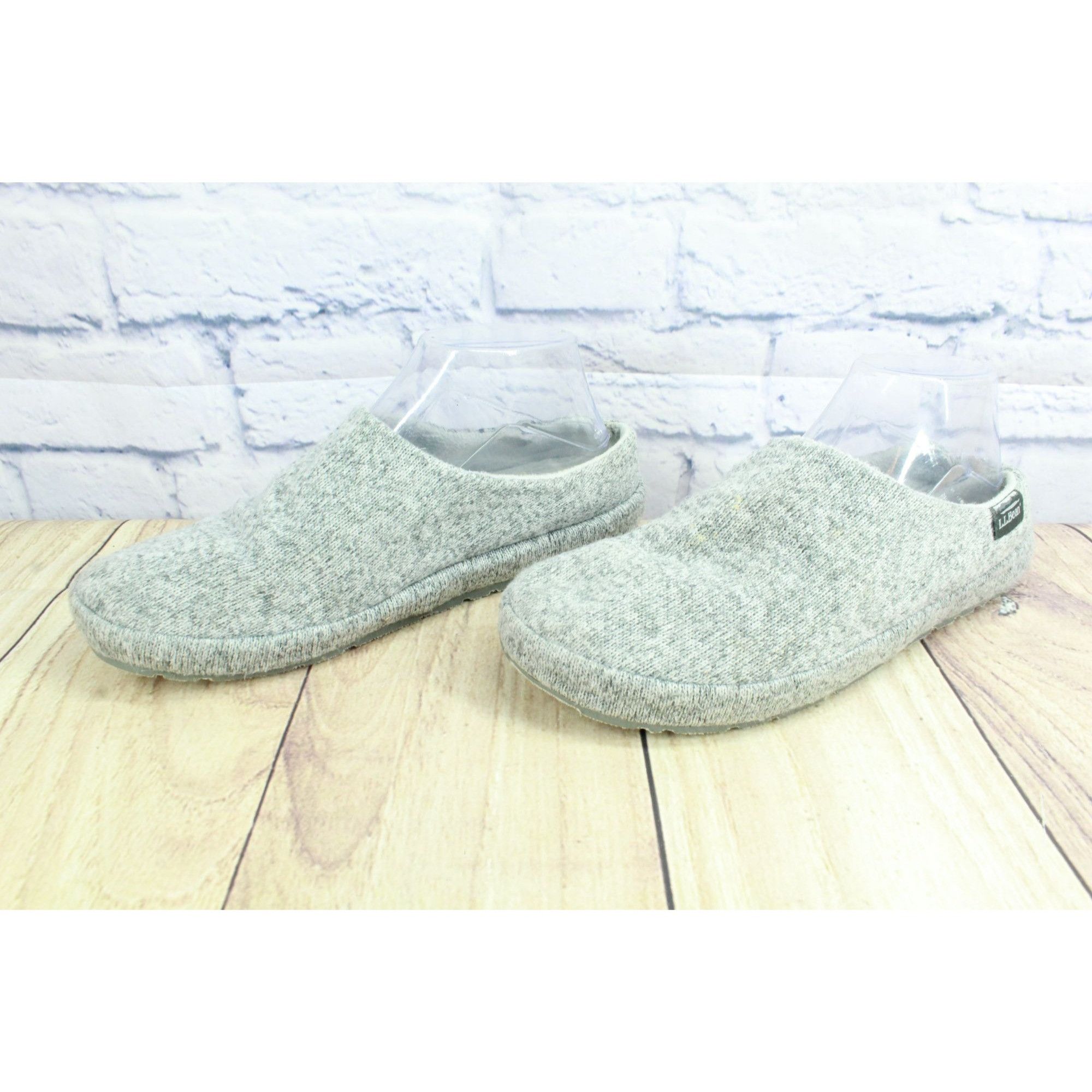 L.L. Bean LL Bean Women's Sweater Fleece Lined Slipper Scuffs Sz 8 M Size US 8 / IT 38 - 2 Thumbnail
