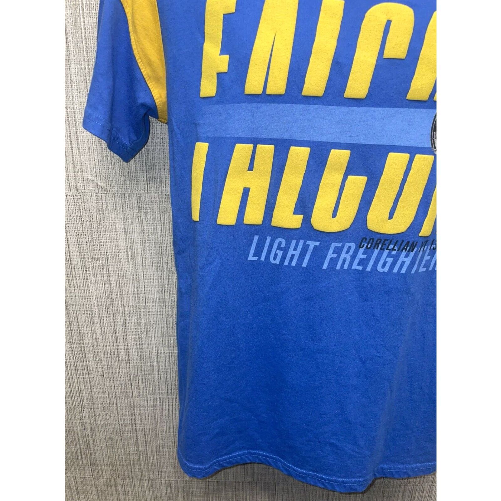 Star Wars Disney Parks Star Wars Cotton Blend T-Shirt Men Small Yellow Graphic 90s Size US S / EU 44-46 / 1 - 3 Thumbnail