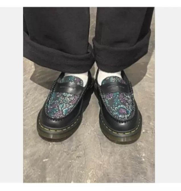 Dr. Martens DR. MARTENS PENTON FLORAL JACQUARD LEATHER PENNY LOAFERS Size US 7 / EU 40 - 6 Thumbnail