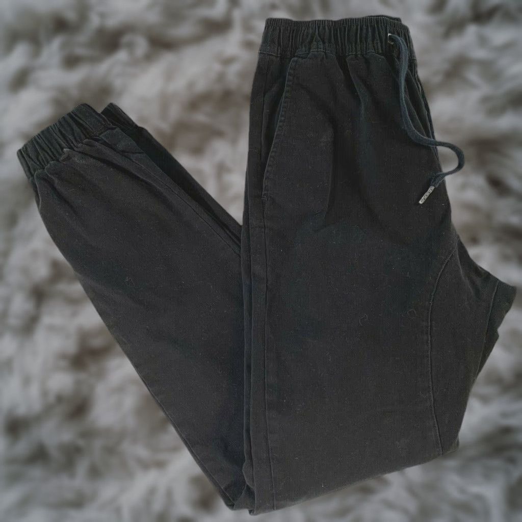 Zanerobe Men's Cotton Stretch Jogger Pants Black Small