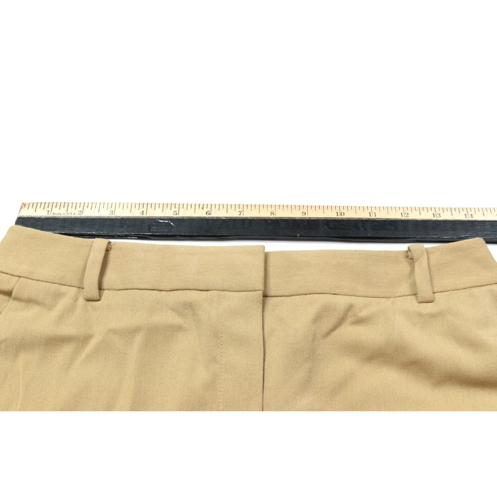 Brooks Brothers Brooks Brothers 346 Trousers Beige Khaki Straight Leg Stretch Relaxed Womens 6 д Size 28" / US 6 / IT 42 - 7 Thumbnail