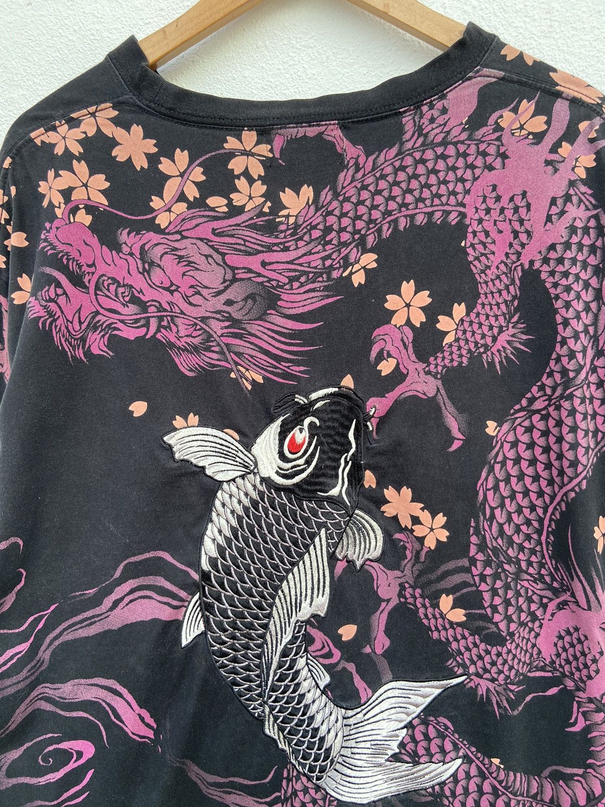 Karakuri Tamashii 🔥 KARAKURI TAMASHI sukajan embroidery fish koi dragon beast Size US XL / EU 56 / 4 - 8 Thumbnail