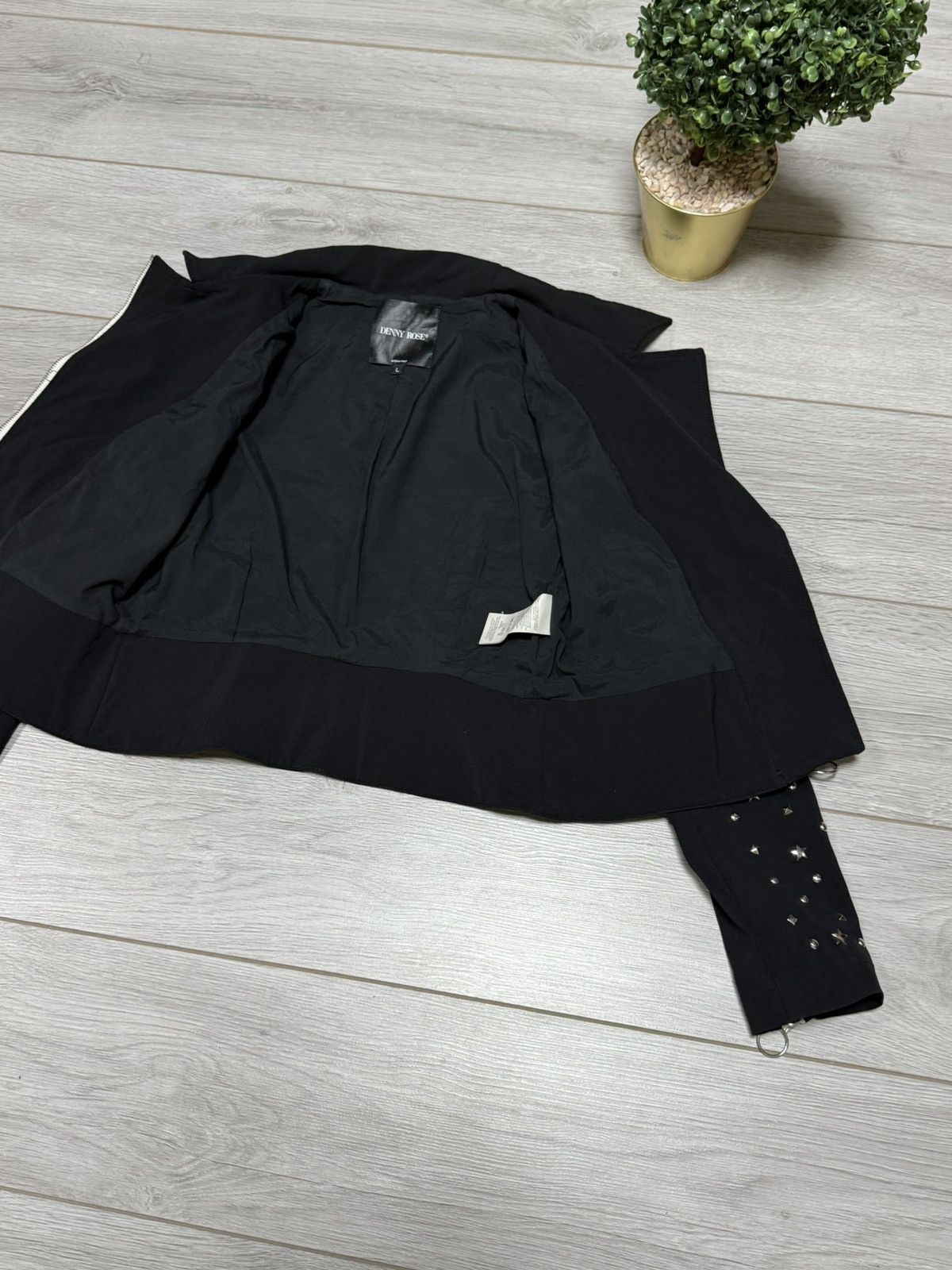 Other Denny Rose studded stars Jacket zip designer jkde eb0 Size L / US 10 / IT 46 - 9 Thumbnail