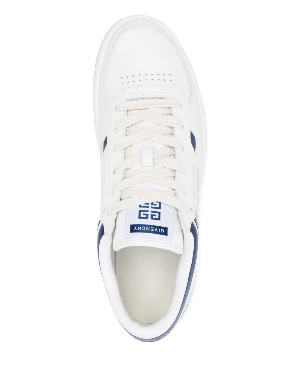 Givenchy o1w1db10326 G Move Low Top Lace Up Sneakers in White/Blue Size US 9.5 / EU 42-43 - 4 Thumbnail
