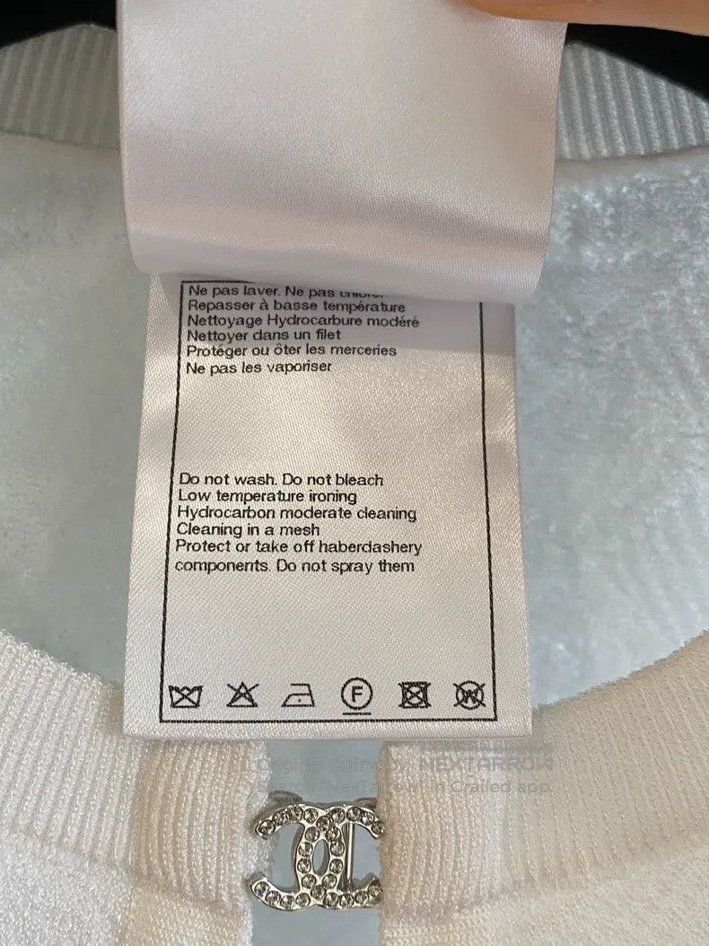 Chanel Chanel 24-year-old white knitted cardigan coat Size XXS / US 00 / IT 34 - 4 Thumbnail