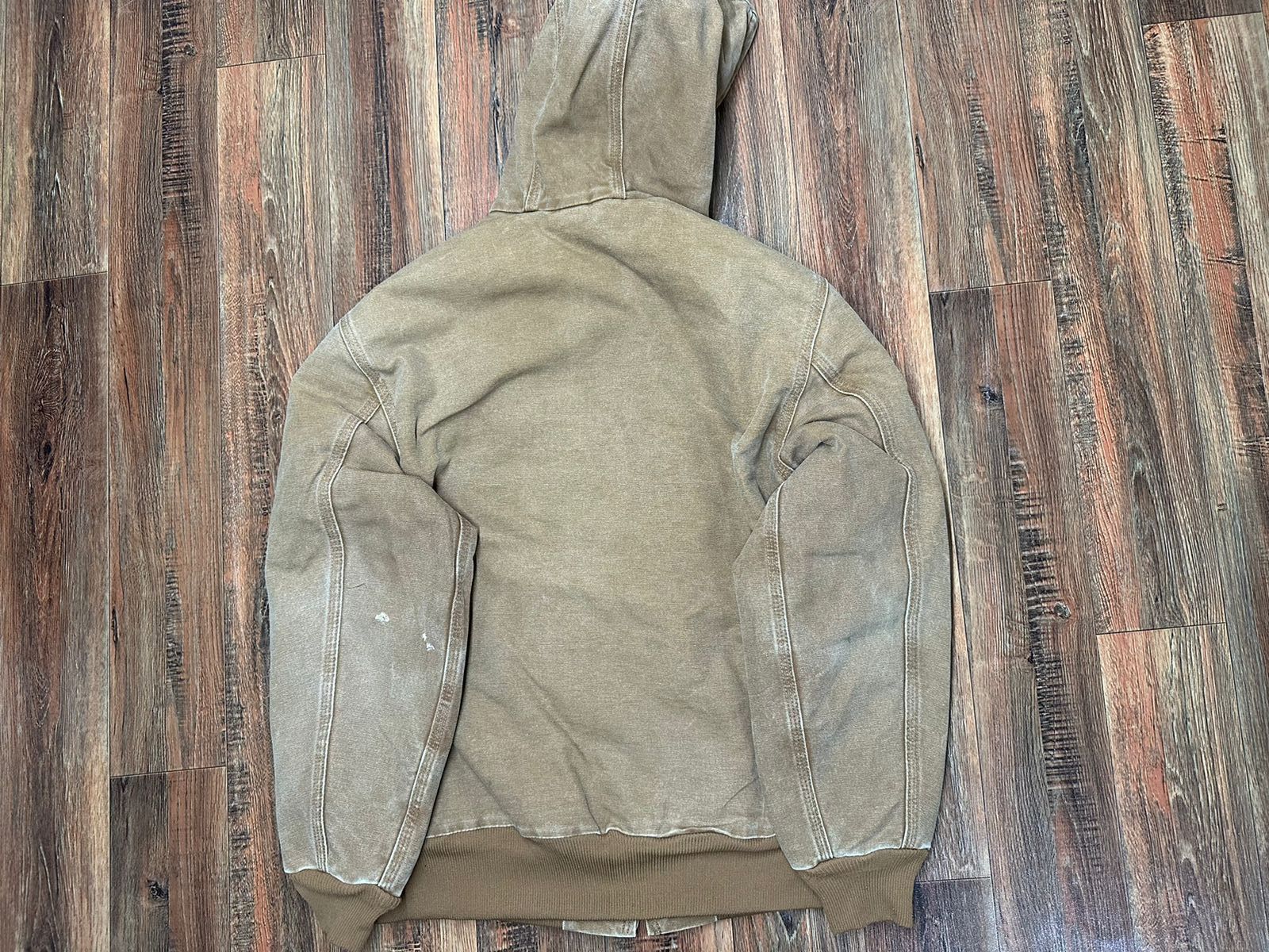 Carhartt × Vintage Vintage Carhartt hooded jacket - Carhartt jacket WJ130 BRN Size L / US 10 / IT 46 - 6 Thumbnail