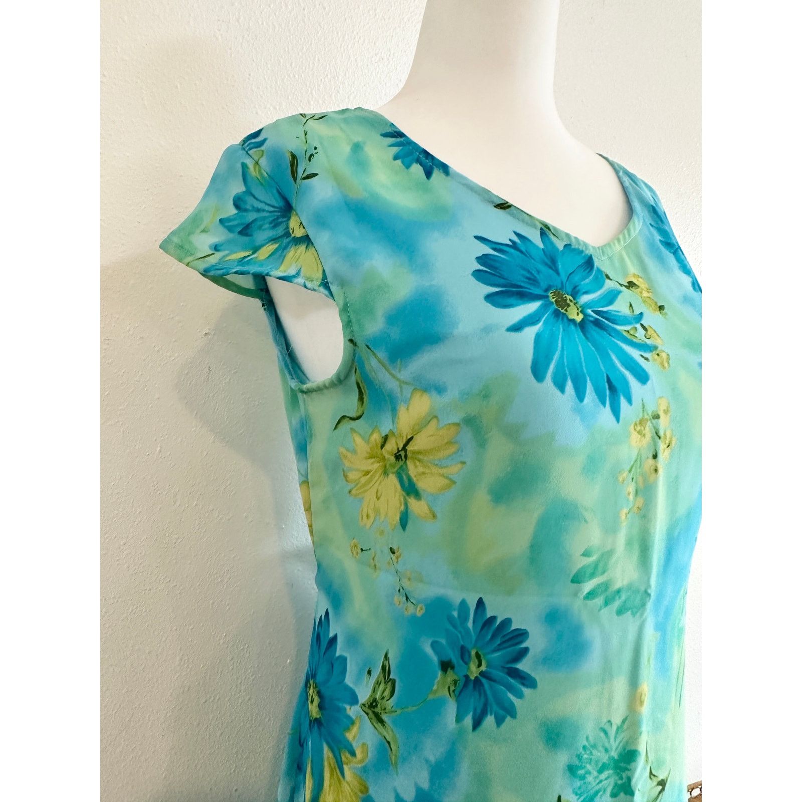 Other 90s Y2K Daisy Midi Dress Size S / US 4 / IT 40 - 14 Thumbnail