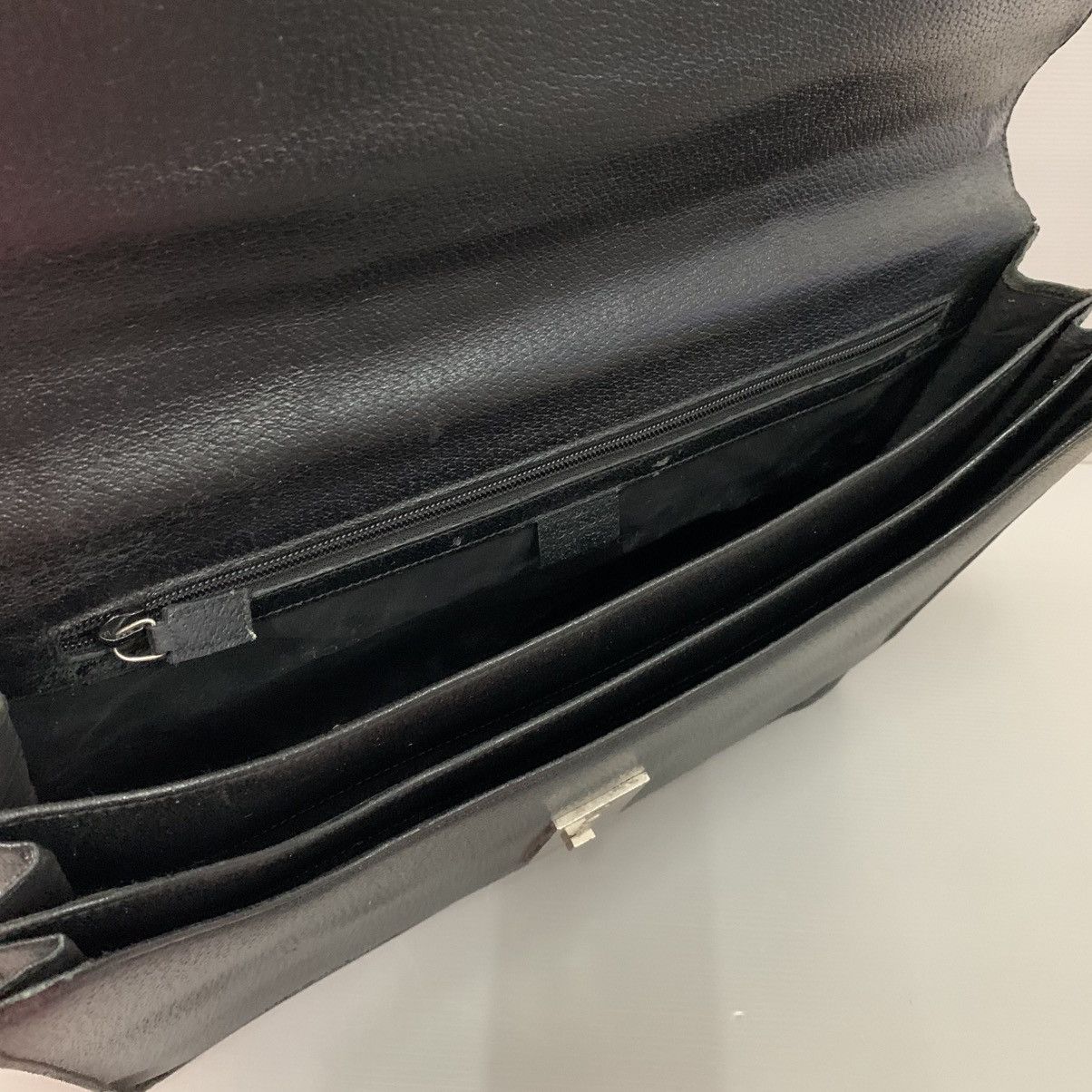 Gucci Gucci Leather Black Briefcase Bag Size ONE SIZE - 13 Thumbnail