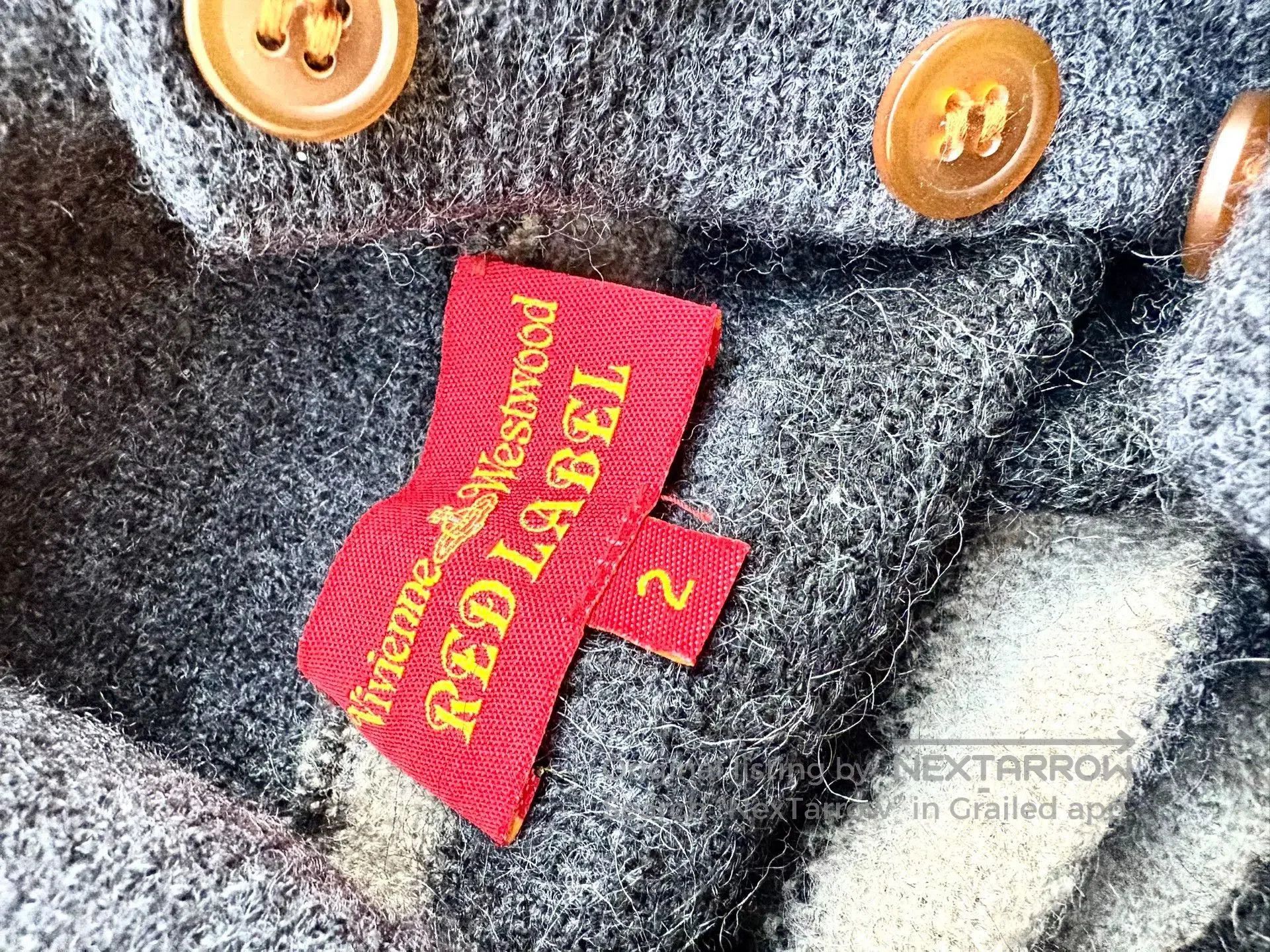 Vivienne Westwood Vivienne Westwood Gray Stripe Wool Jacket. Size US S / EU 44-46 / 1 - 7 Thumbnail