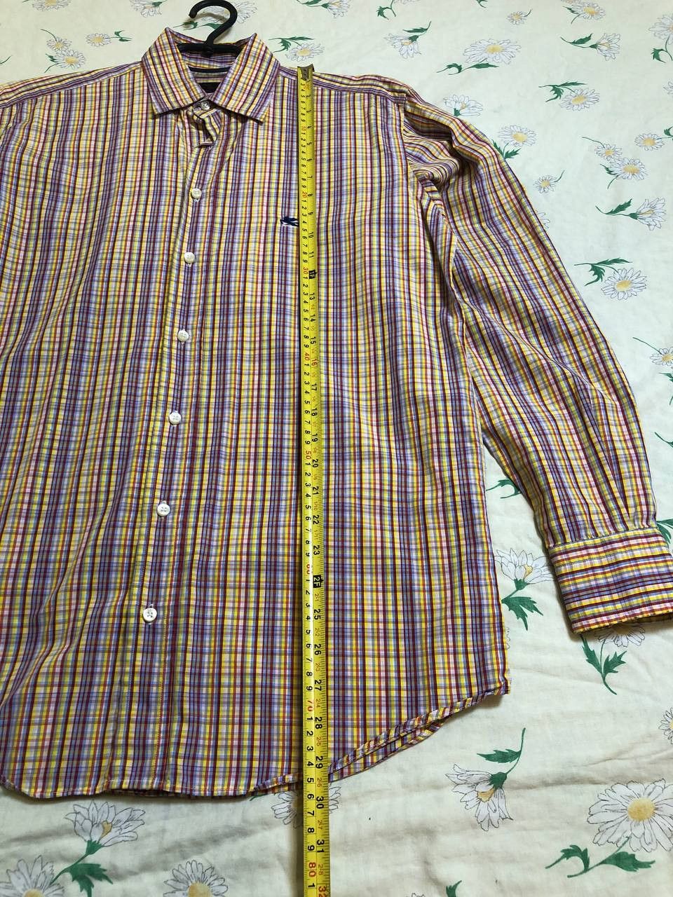Etro Men's Etro Milano Multicolor Textured Stripe Shirt Size US L / EU 52-54 / 3 - 9 Thumbnail