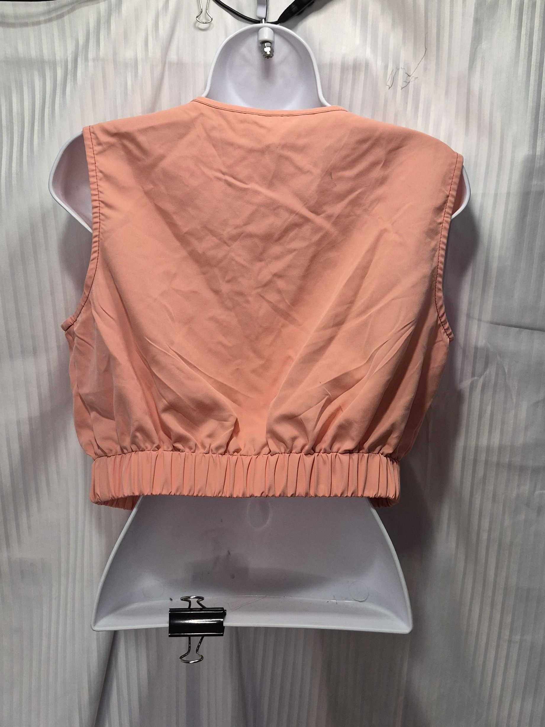 Other Sleeveless Zip Crop and Cargo Shorts Set - Pink Size Small Size S / US 4 / IT 40 - 6 Thumbnail