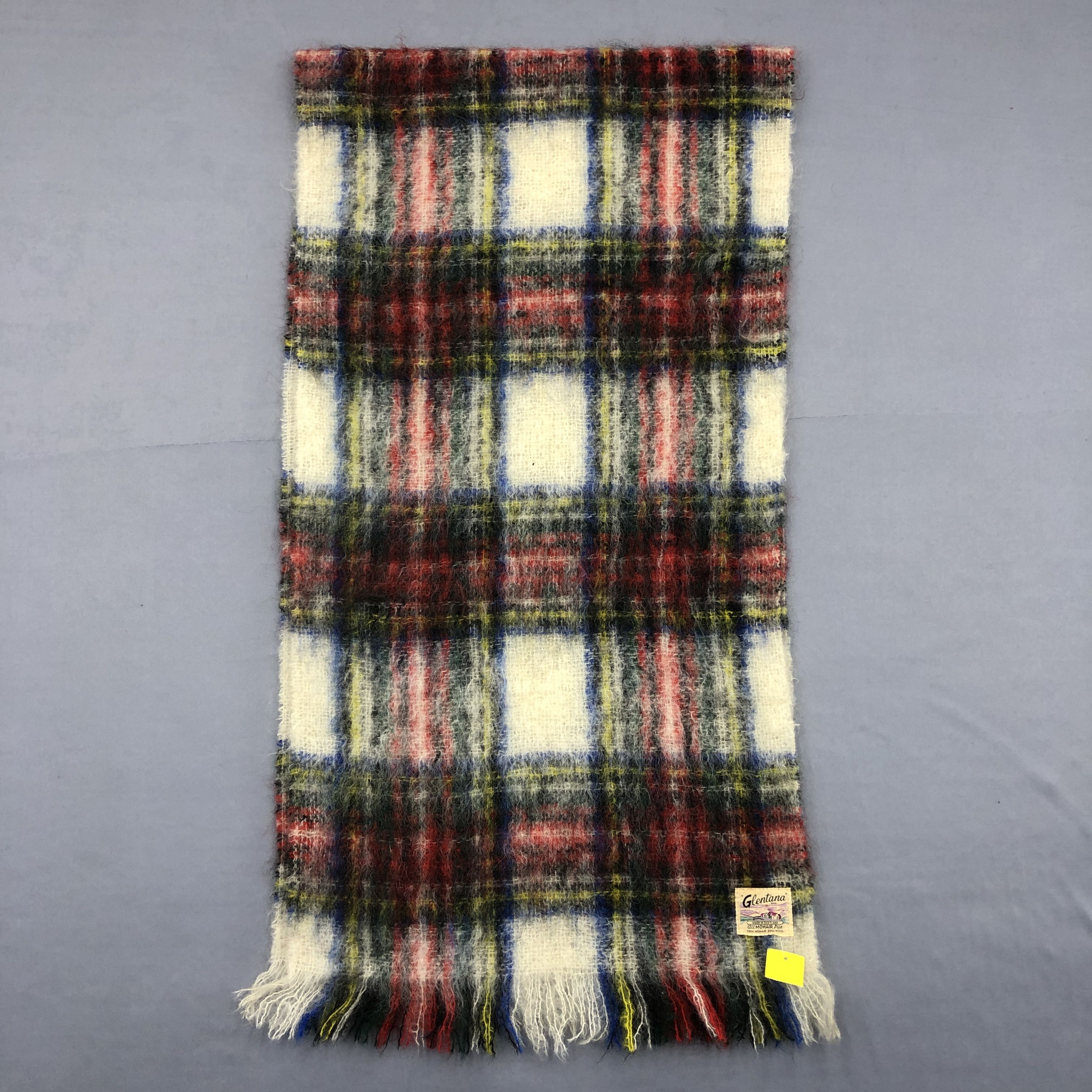 Vintage Vintage Glentana Scarf Scottish Tartan Mohair Wool Scarves Size ONE SIZE - 4 Thumbnail