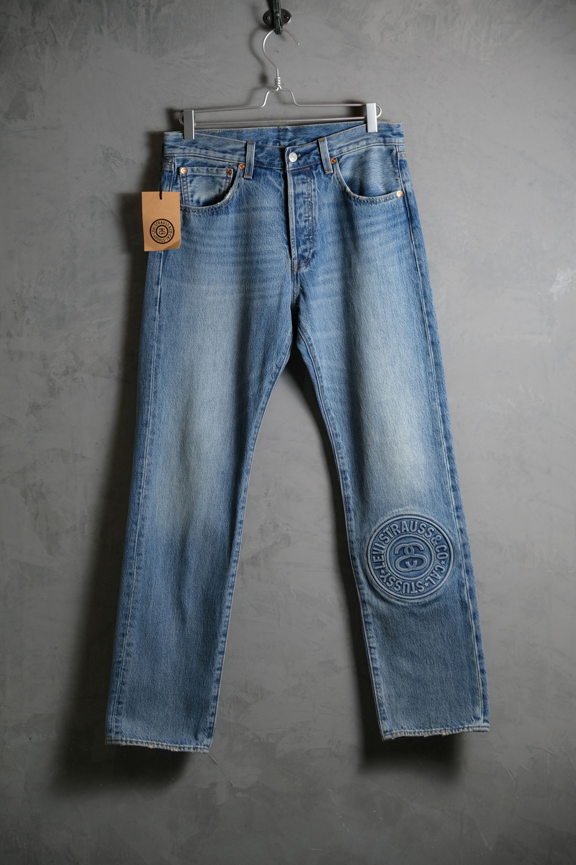 Stussy x Levi's Embossed 501 Jeans