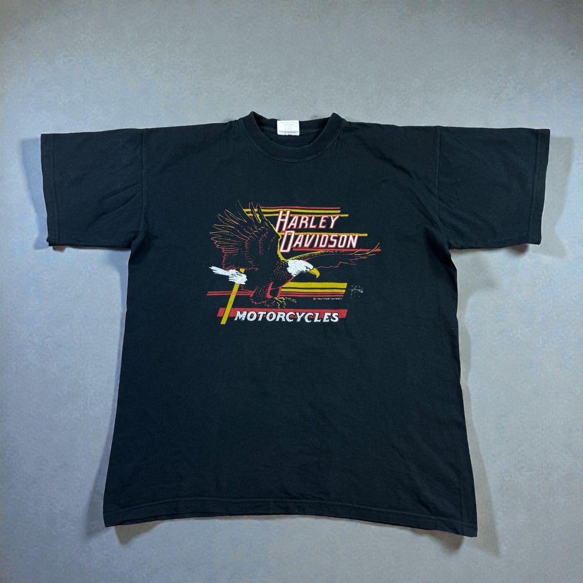 Harley Davidson Harley Davidson 1984 Germany vintage t-shirt biker tee Size US XL / EU 56 / 4 - 1 Thumbnail