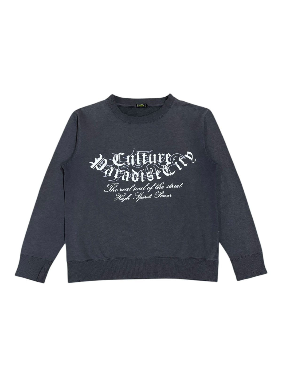 Japanese Brand × Seditionaries Vtg Japanese STAFFA Faded Printed Sweatshirt Size US M / EU 48-50 / 2 - 4 Thumbnail
