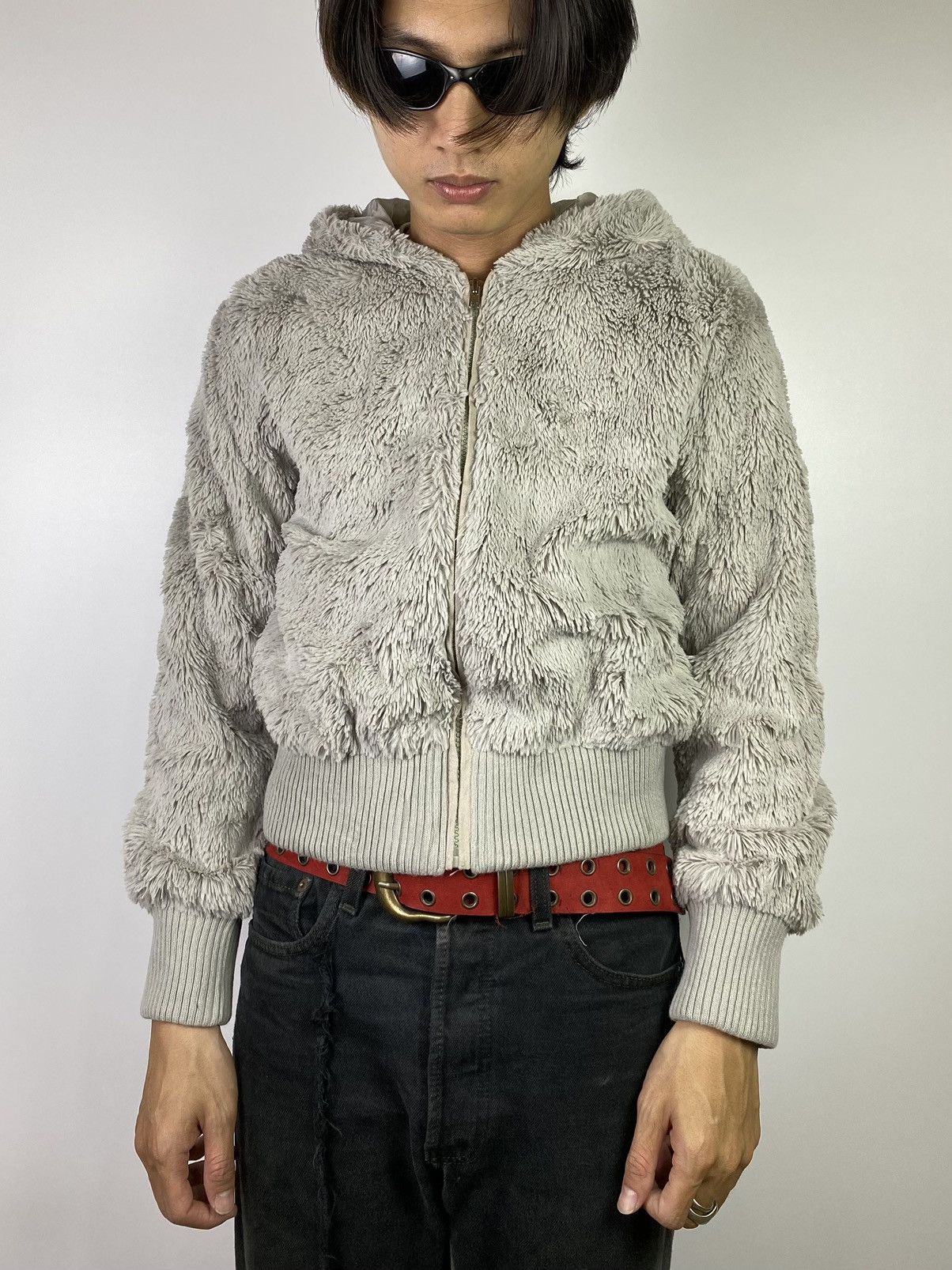 If Six Was Nine × Japanese Brand × Le Grande Bleu (L.G.B.) ray cassin faux fur sherpa gothic ifsixwasnine style Size S / US 4 / IT 40 - 4 Thumbnail