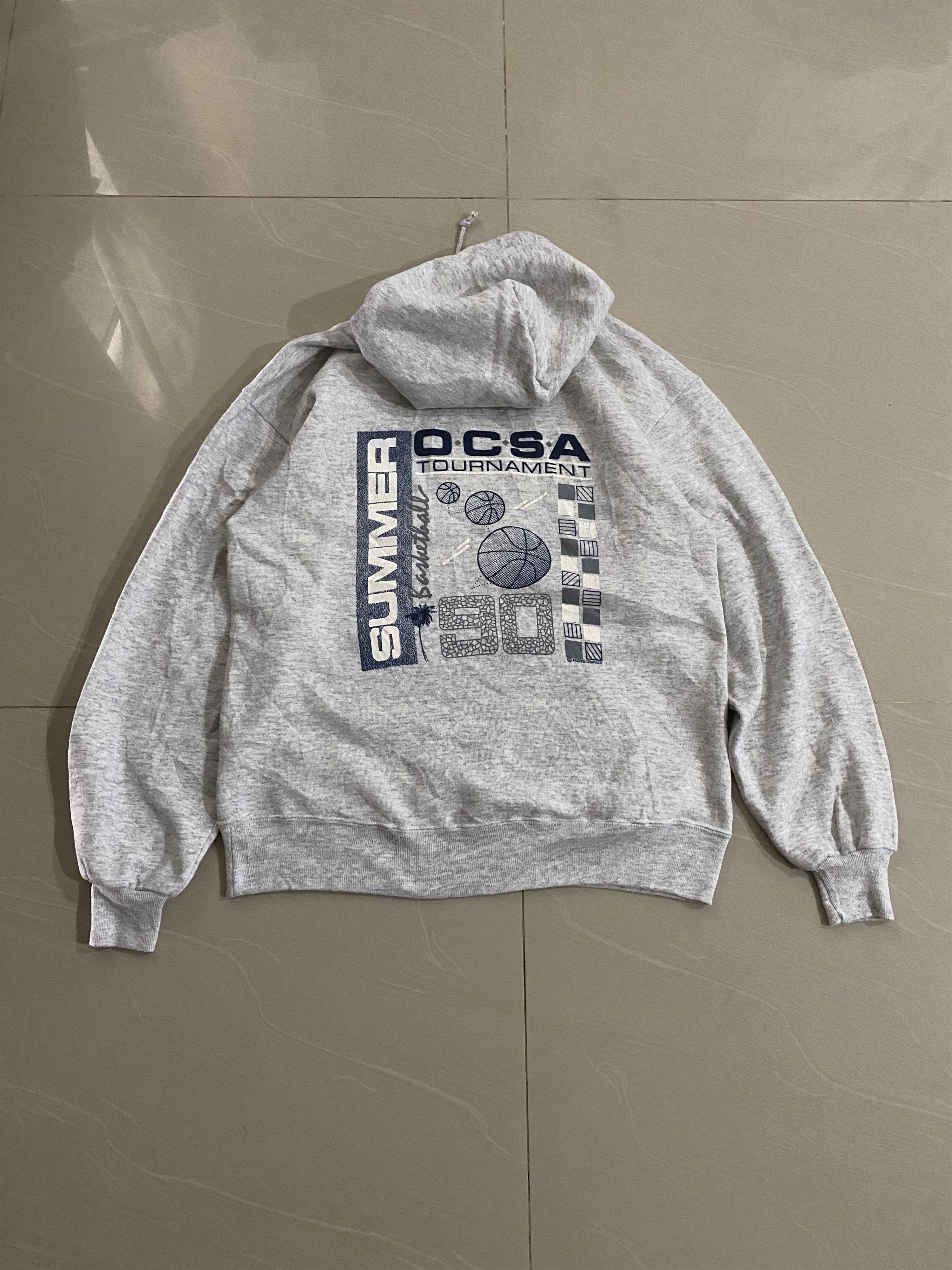 Vintage 90s OCSA Summer Tournament Basketball hoodie