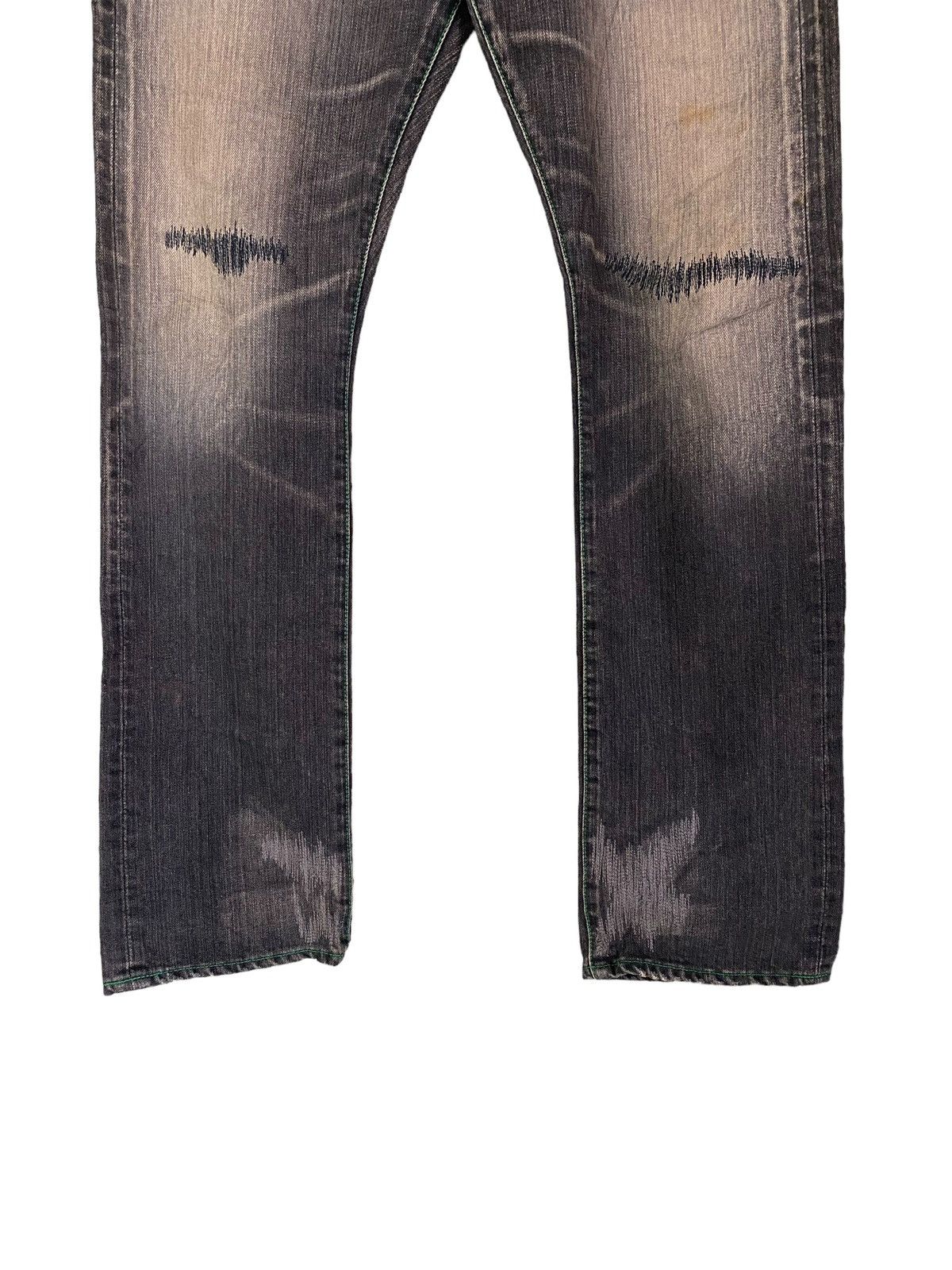 Swagger Vintage SWAGGER Distressed Heather Black W34” Size US 34 / EU 50 - 3 Thumbnail