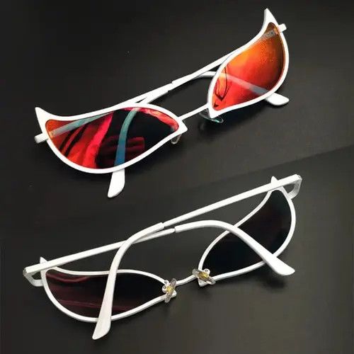 Anime × Japanese Brand Doflamingo Cosplay Glasses Anime Cat Eye Sunglasses Size ONE SIZE - 2 Thumbnail