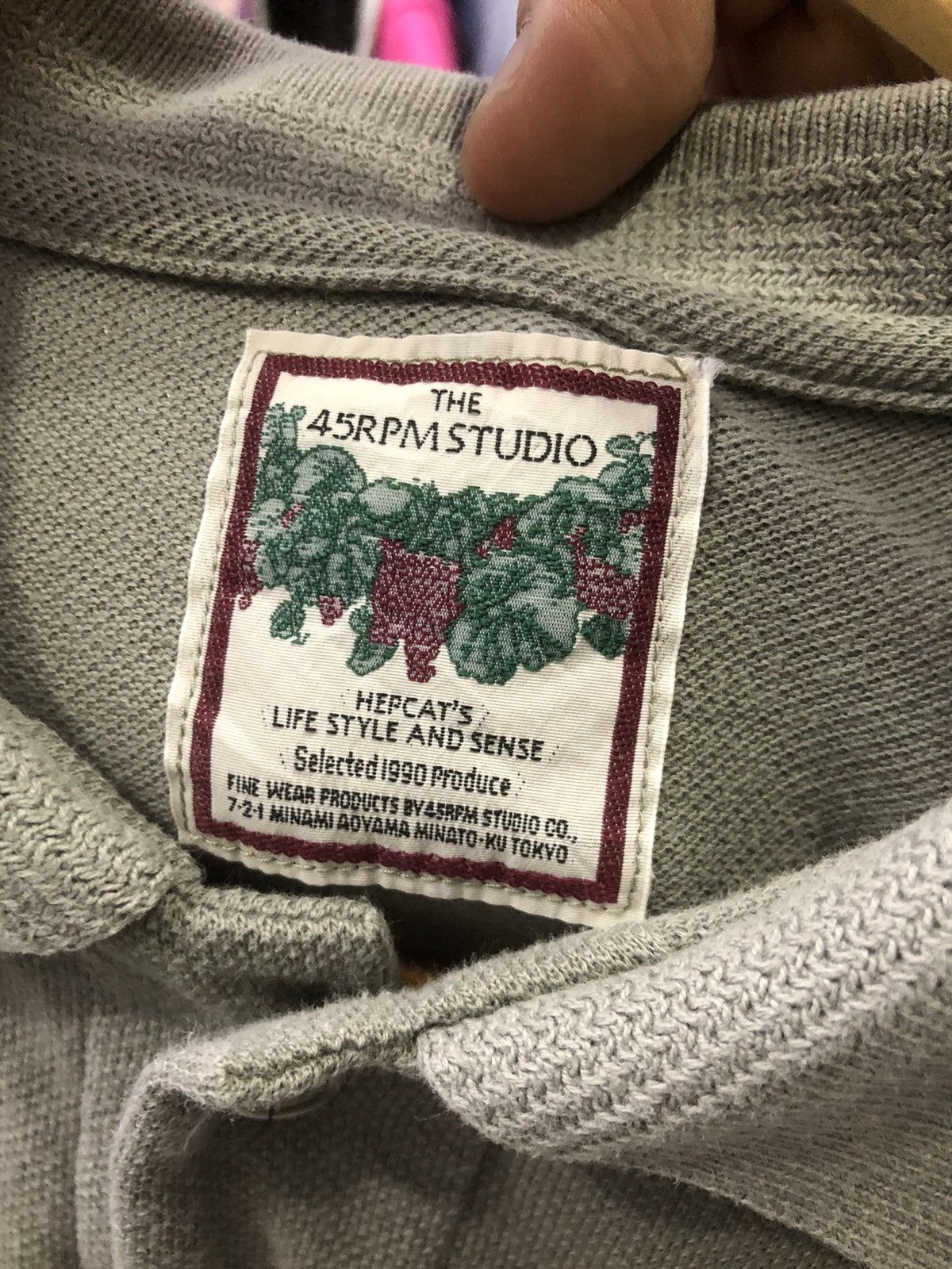 45rpm × Designer × Japanese Brand 45rpm rose embroidery ringer polo shirt Size US S / EU 44-46 / 1 - 4 Thumbnail