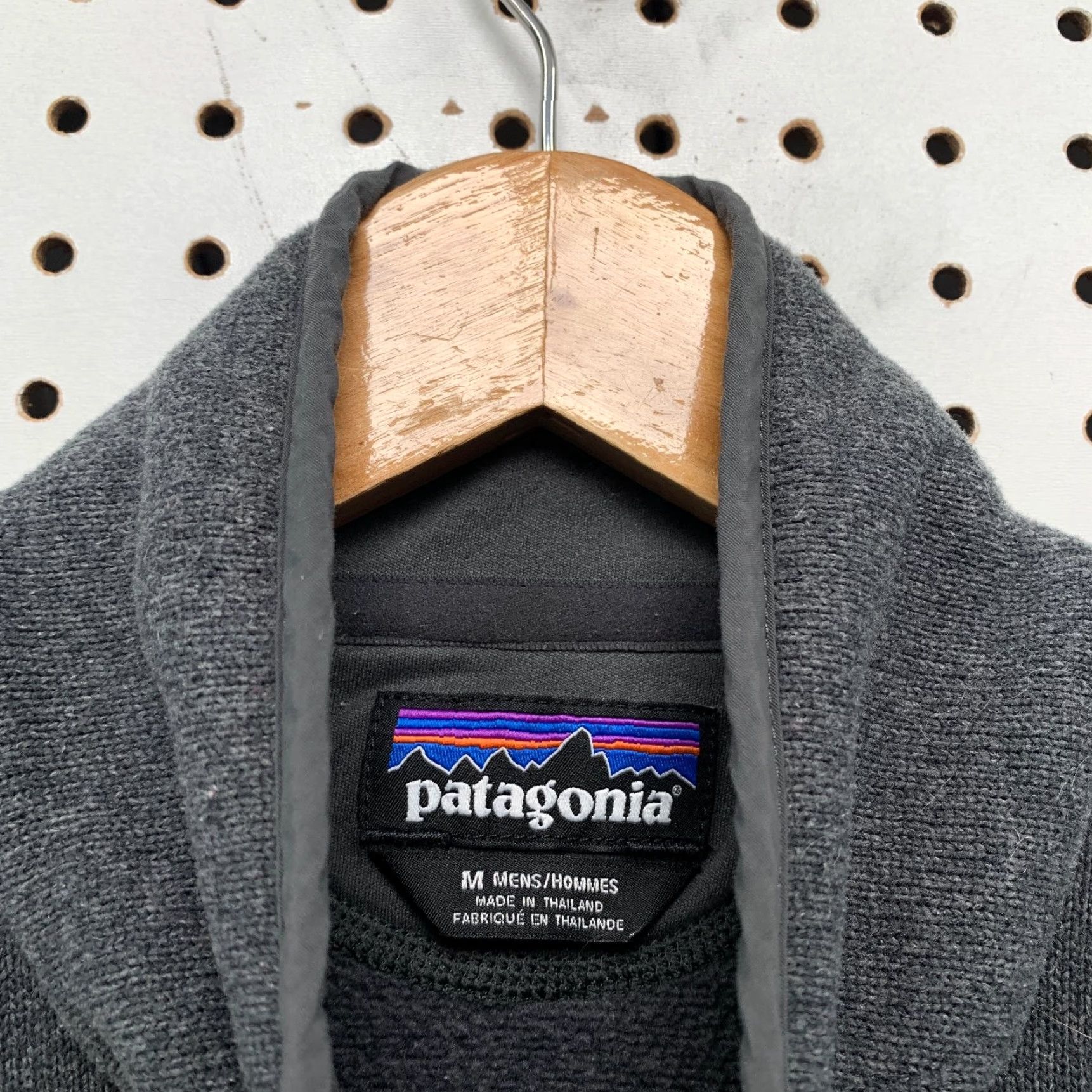 Patagonia Patagonia Better Sweater Mens Medium Gray 1/4 Snap PROVE IT Gray Pullover Sweatshirt Size US M / EU 48-50 / 2 - 3 Thumbnail
