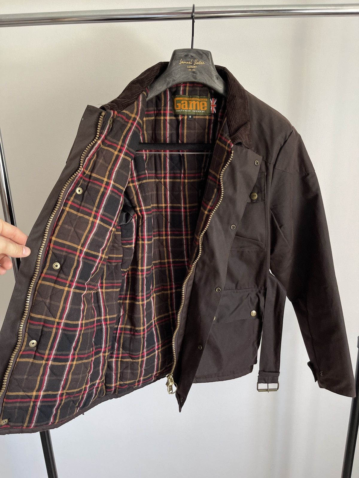 Vintage Game Technical Apparel Waxed Cotton Motorcycle Jacket S Size US S / EU 44-46 / 1 - 6 Thumbnail