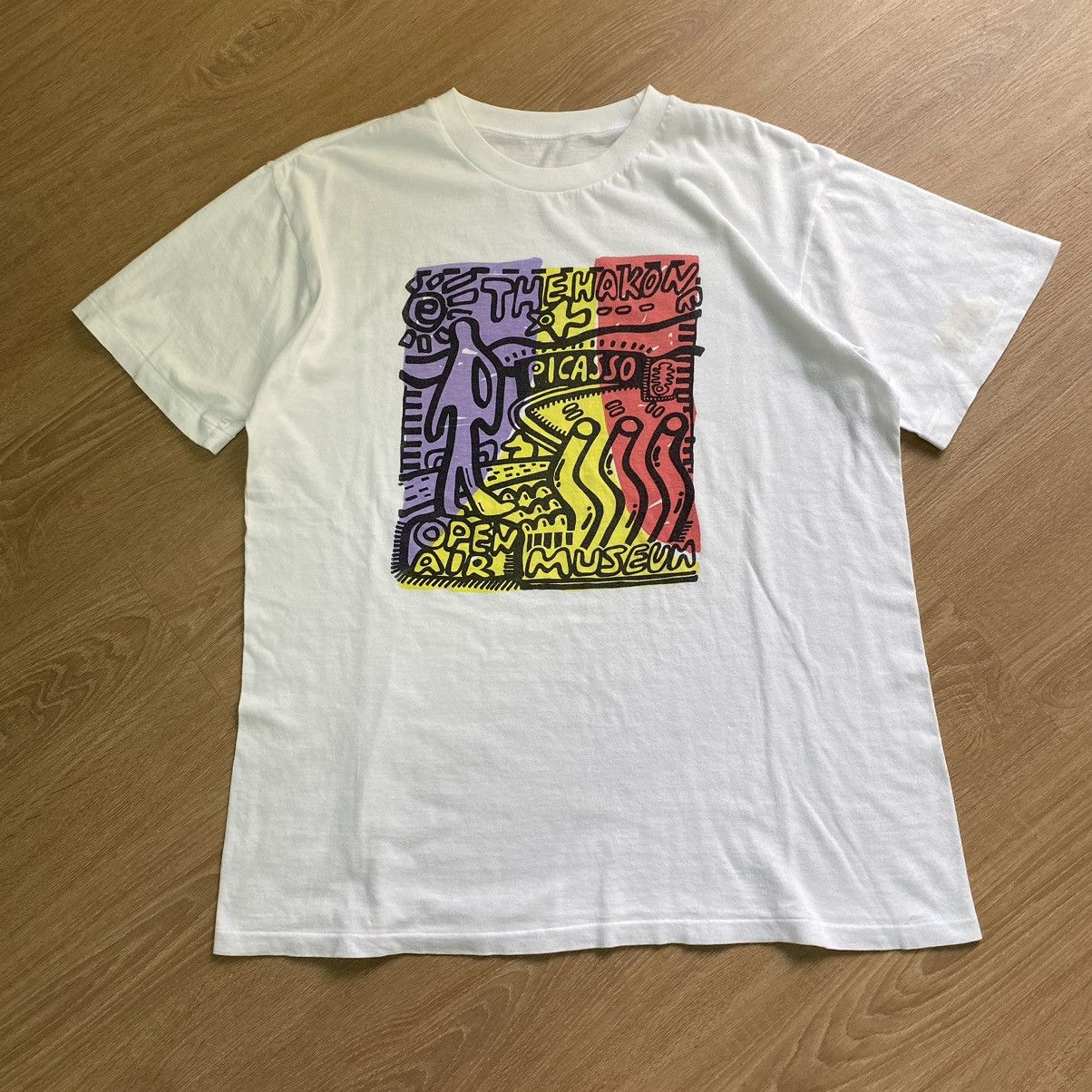 Vintage VERY RARE! Vintage 90s Picasso Hakone Air Museum Japan Size US L / EU 52-54 / 3 - 1 Thumbnail