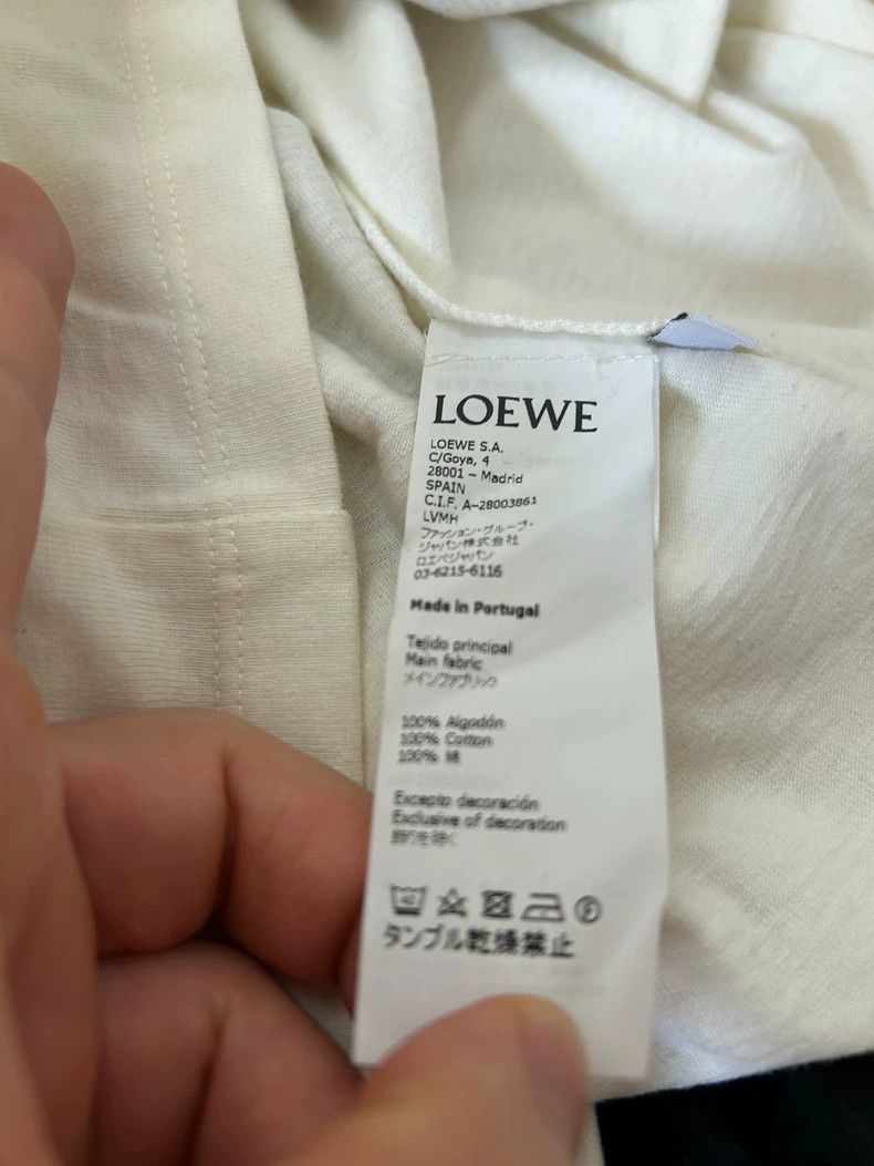 Loewe LOEWE White portrait short-sleeved T-shirt Size US M / EU 48-50 / 2 - 4 Thumbnail