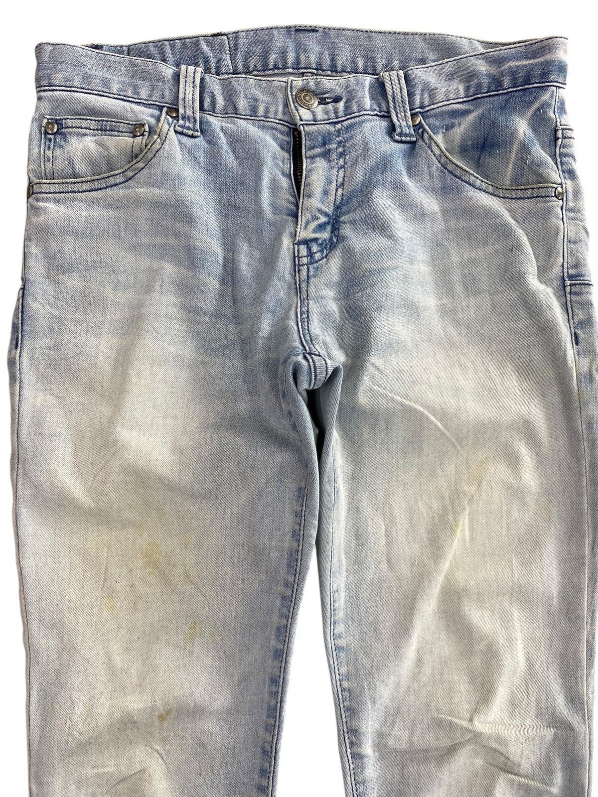 Tornado Mart Tornado Mart Faded Wash Style Straight Leg Jeans Size US 29 - 2 Thumbnail
