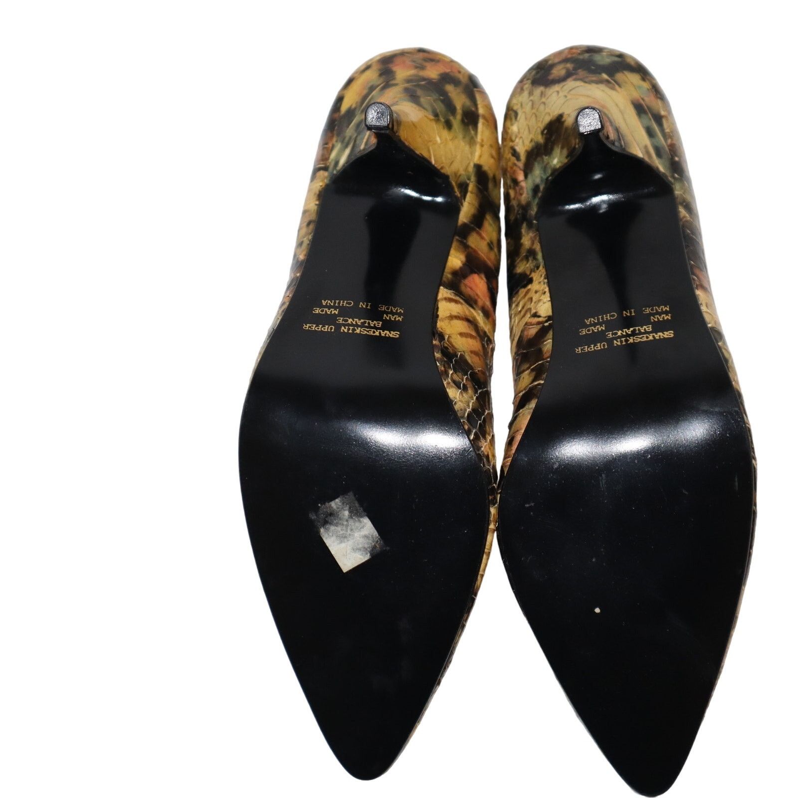 Other Julian Gold Python/Snakeskin Stiletto Pumps Size 10 Size US 10 / IT 40 - 7 Thumbnail