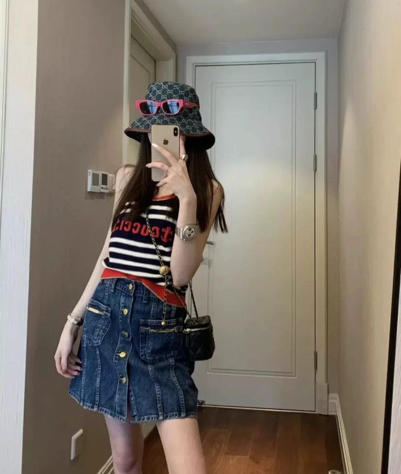 Gucci Gucci Anchor Striped Tank Top-2506 Size L / US 10 / IT 46 - 5 Thumbnail