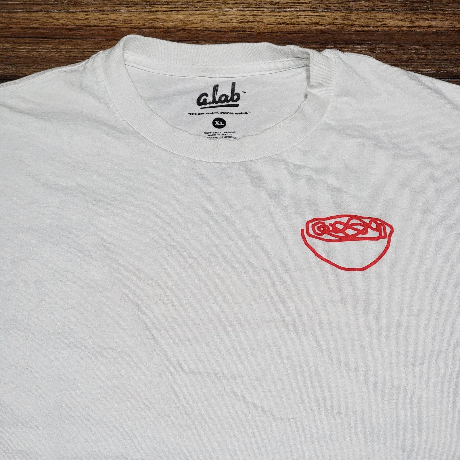 A.LAB a.lab White Unisex Tee "Best Ramen" - Size XL Size US XL / EU 56 / 4 - 4 Thumbnail