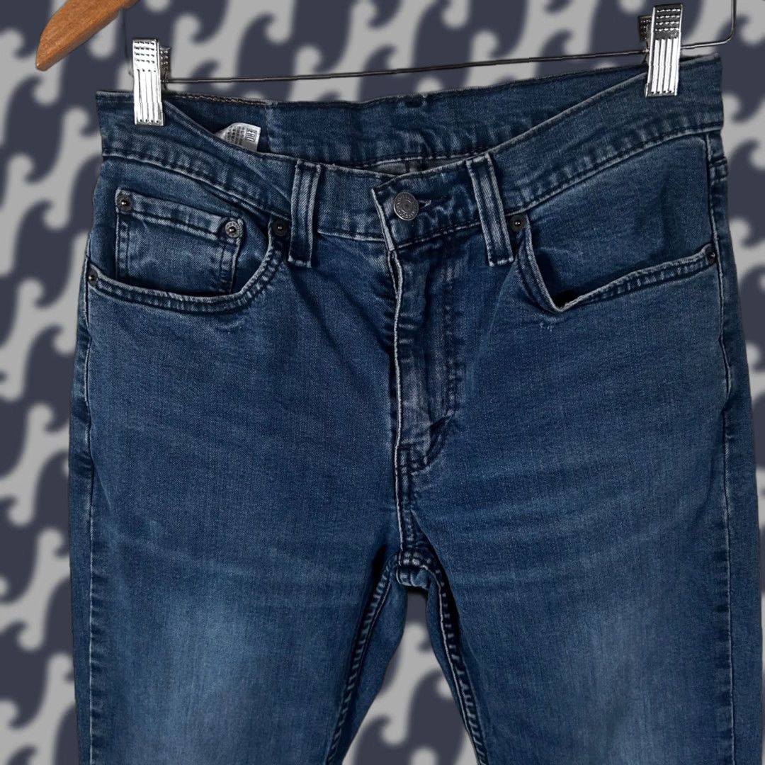 Levi's Levi's 511 Slim Fit Jeans Mens 31x32 Dark Wash Blue Denim Stretch 04511-2402 Size US 31 - 1 Thumbnail