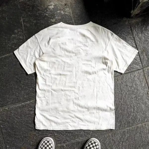 Vintage Yuuho x Aya White street washed retro God print t-shirt Size US M / EU 48-50 / 2 - 8 Thumbnail