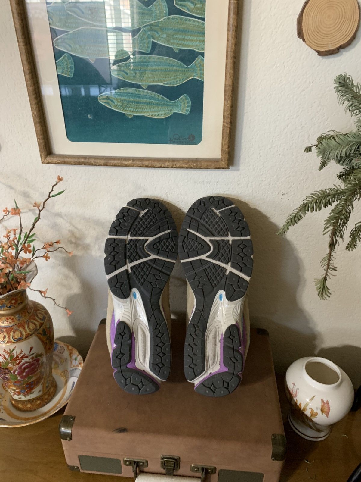 J.Crew × New Balance J Crew x New Balance 2002R sneakers Rain cloud/prism purple Size US 13 / EU 46 - 11 Thumbnail