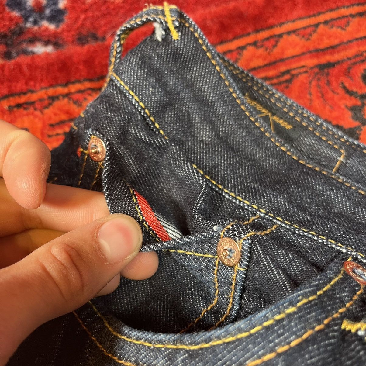 Evisu EVISU Jeans Big Back Daicock Seagull Graphic Archive Y2K Size US 36 / EU 52 - 11 Thumbnail