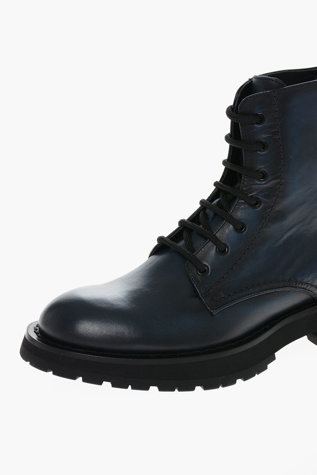 Alexander McQueen o1y1024 Ankle Boots in Midnight Blue Size US 9.5 / EU 42-43 - 3 Thumbnail