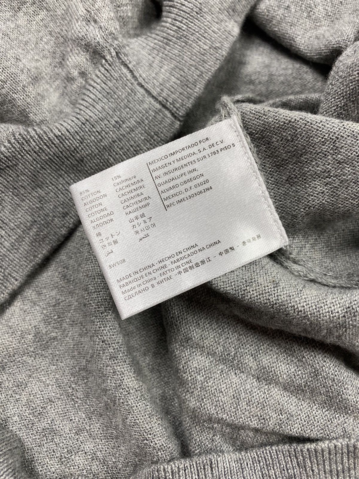 Suitsupply Suitsupply Cotton Cashmere Gray Cardigan Size US S / EU 44-46 / 1 - 7 Thumbnail