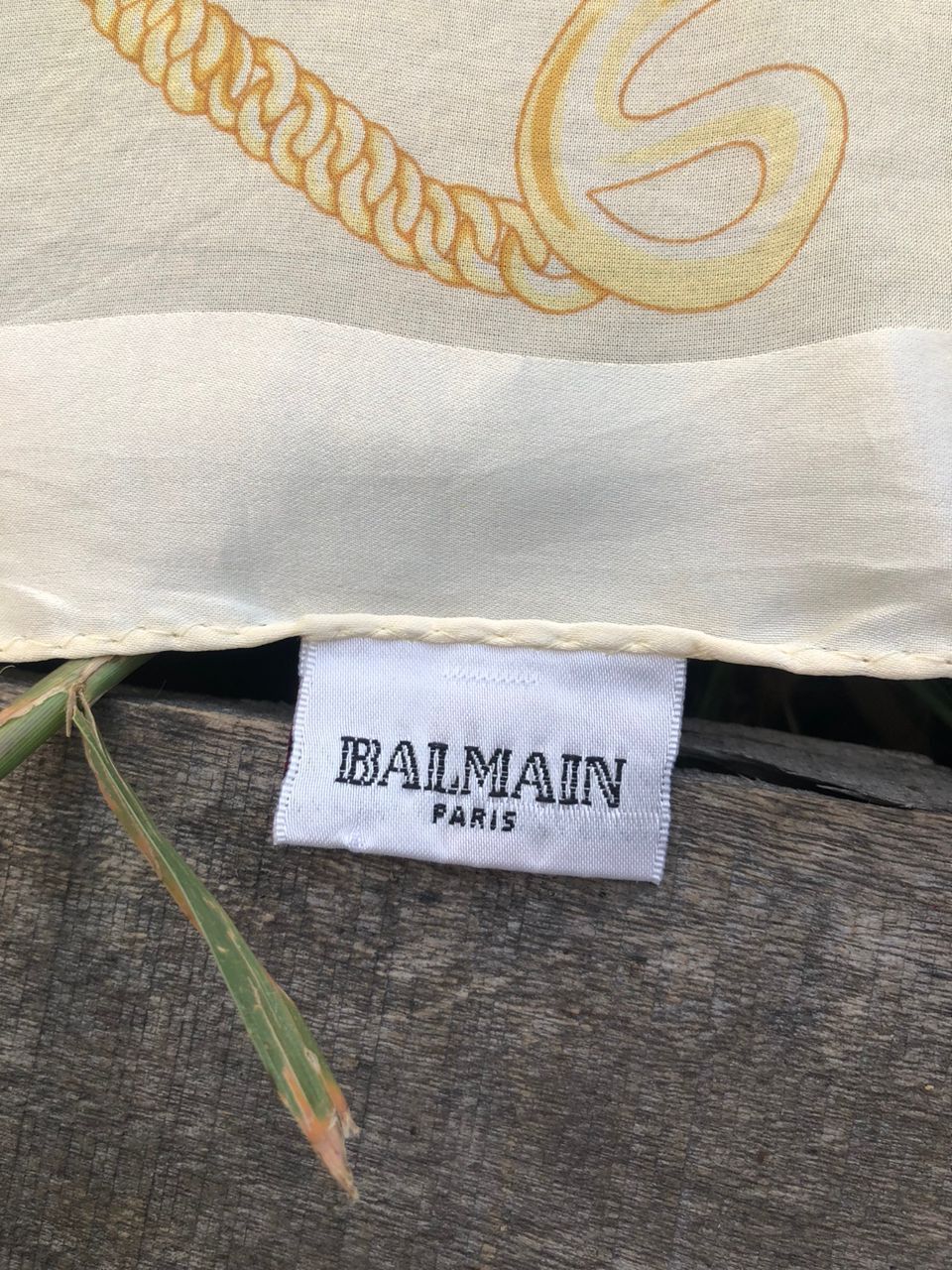 Balmain Balmain Paris Silk Scarf Size ONE SIZE - 2 Thumbnail