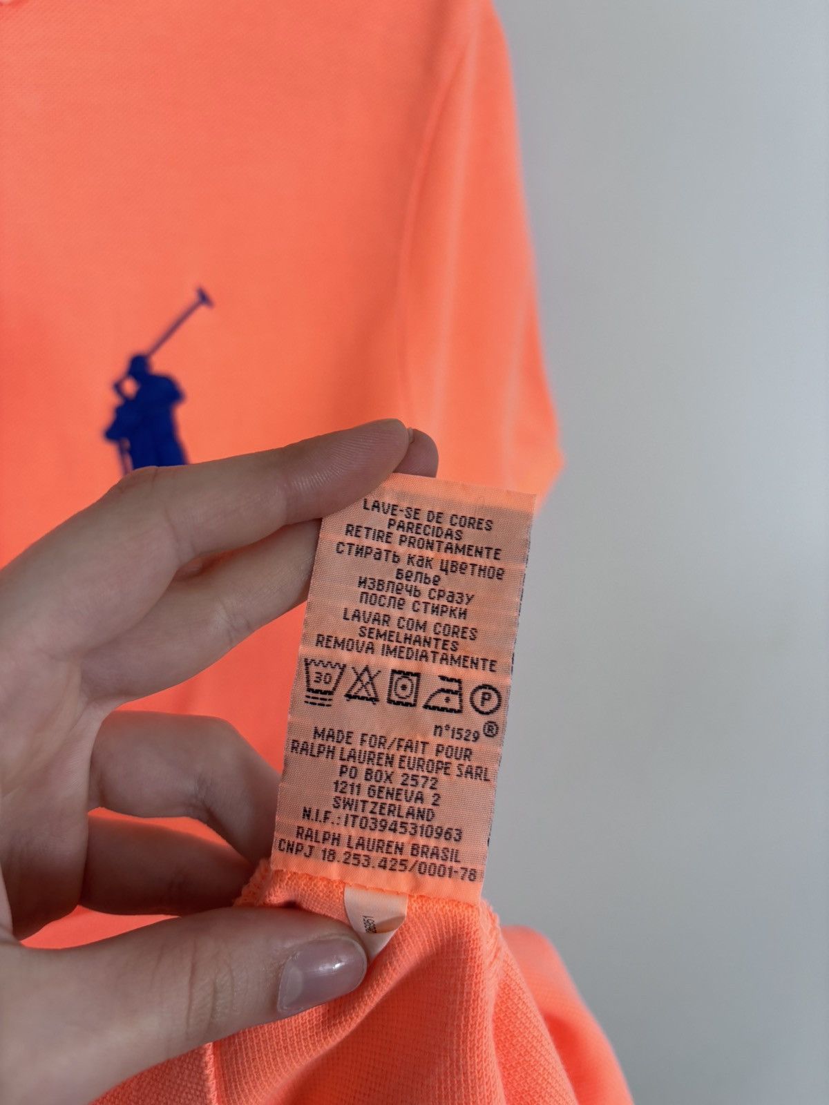 Polo Ralph Lauren Polo Ralph Lauren Vintage Men’s Orange 3 Big Pony Polo Shirt Size US S / EU 44-46 / 1 - 13 Thumbnail