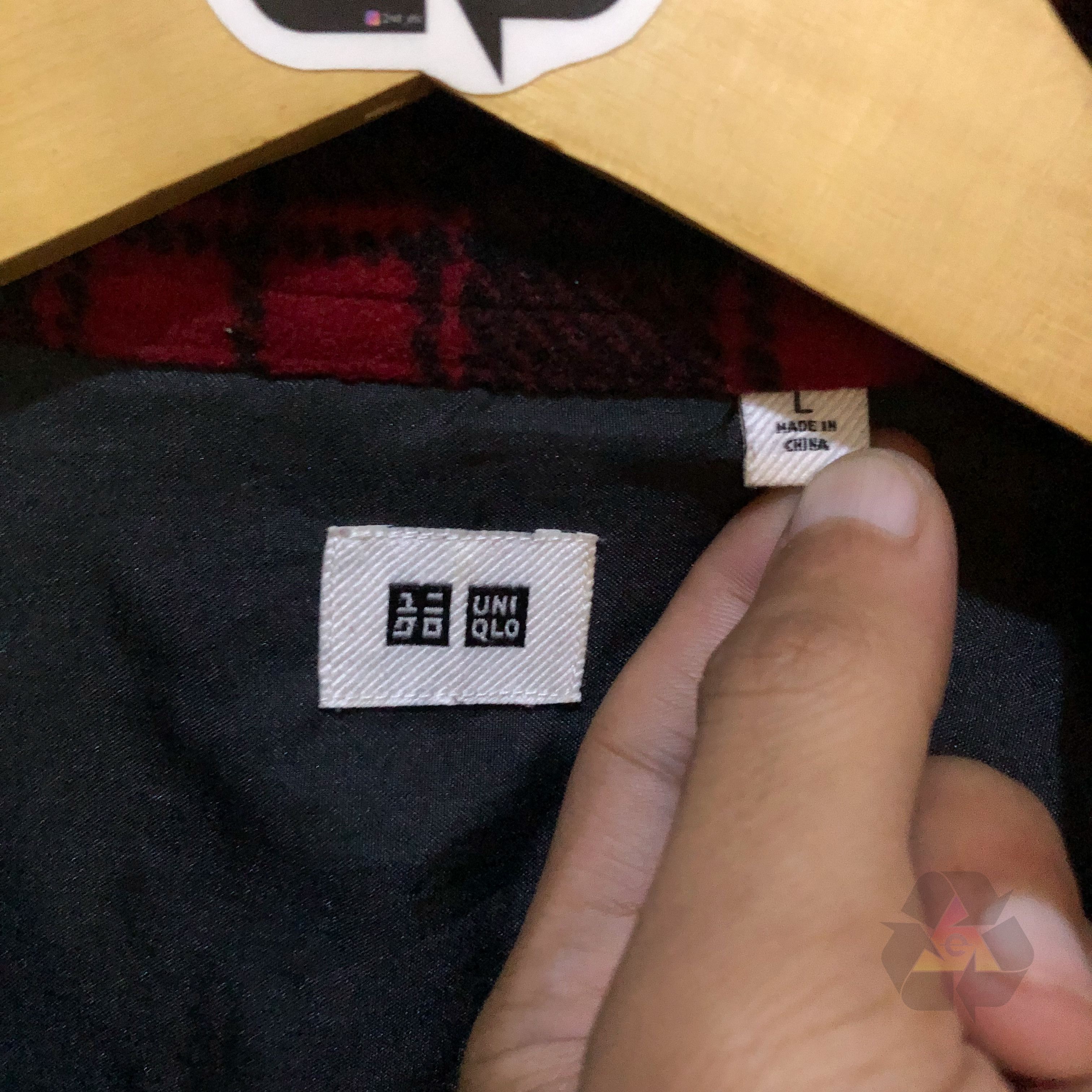 Uniqlo × Vintage Uniqlo Flannel Plaid Long Sleeve Y2K Size US L / EU 52-54 / 3 - 7 Thumbnail