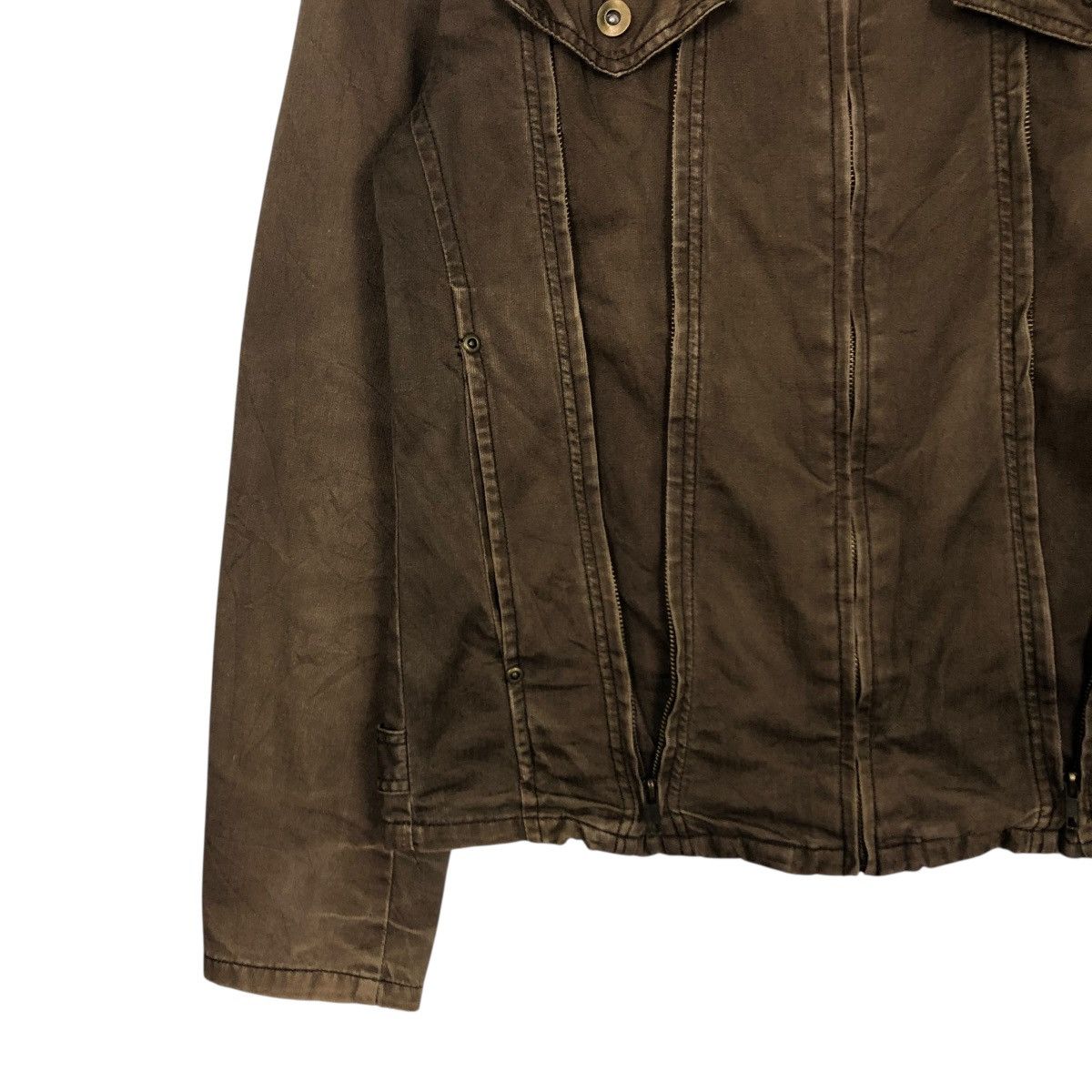 Japanese Brand 🔥VINTAGE BIKER JACKET CROPPED DESIGN ICCA ISSEY MIYAKE Size US M / EU 48-50 / 2 - 6 Thumbnail