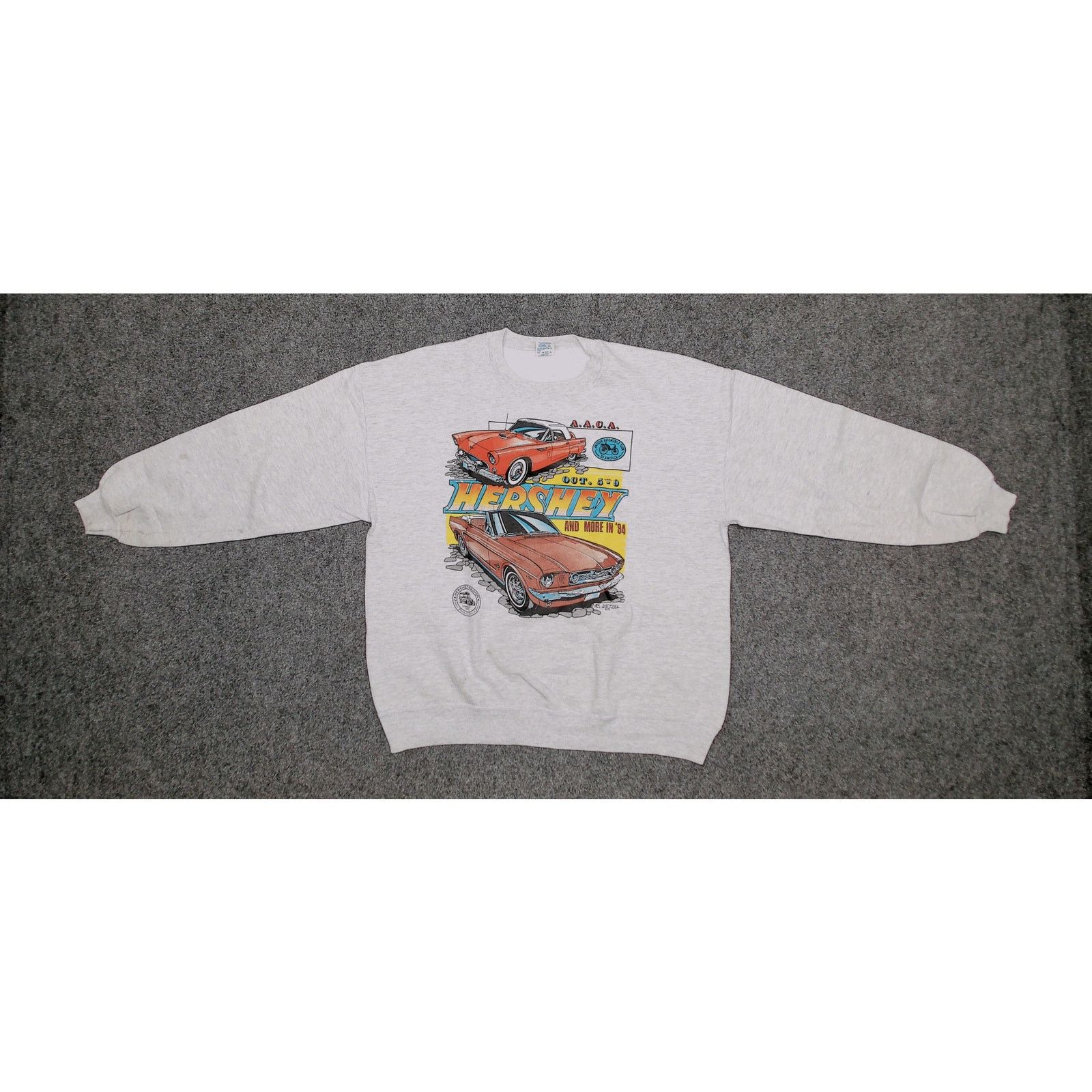 Jerzees Jerzees Vintage 1994 Boxy Ford Mustang Graphic Sweatshirt XL Size US XL / EU 56 / 4 - 4 Thumbnail