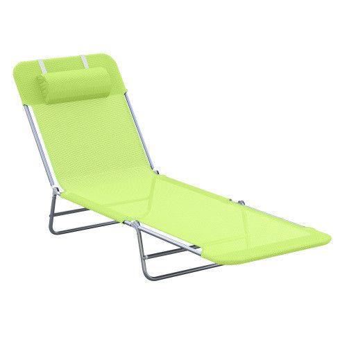Designer × Homemade Outsunny Folding Chaise Lounge Pool Chairs, Outdoor Sun Tann Size US L / EU 52-54 / 3 - 1 Thumbnail