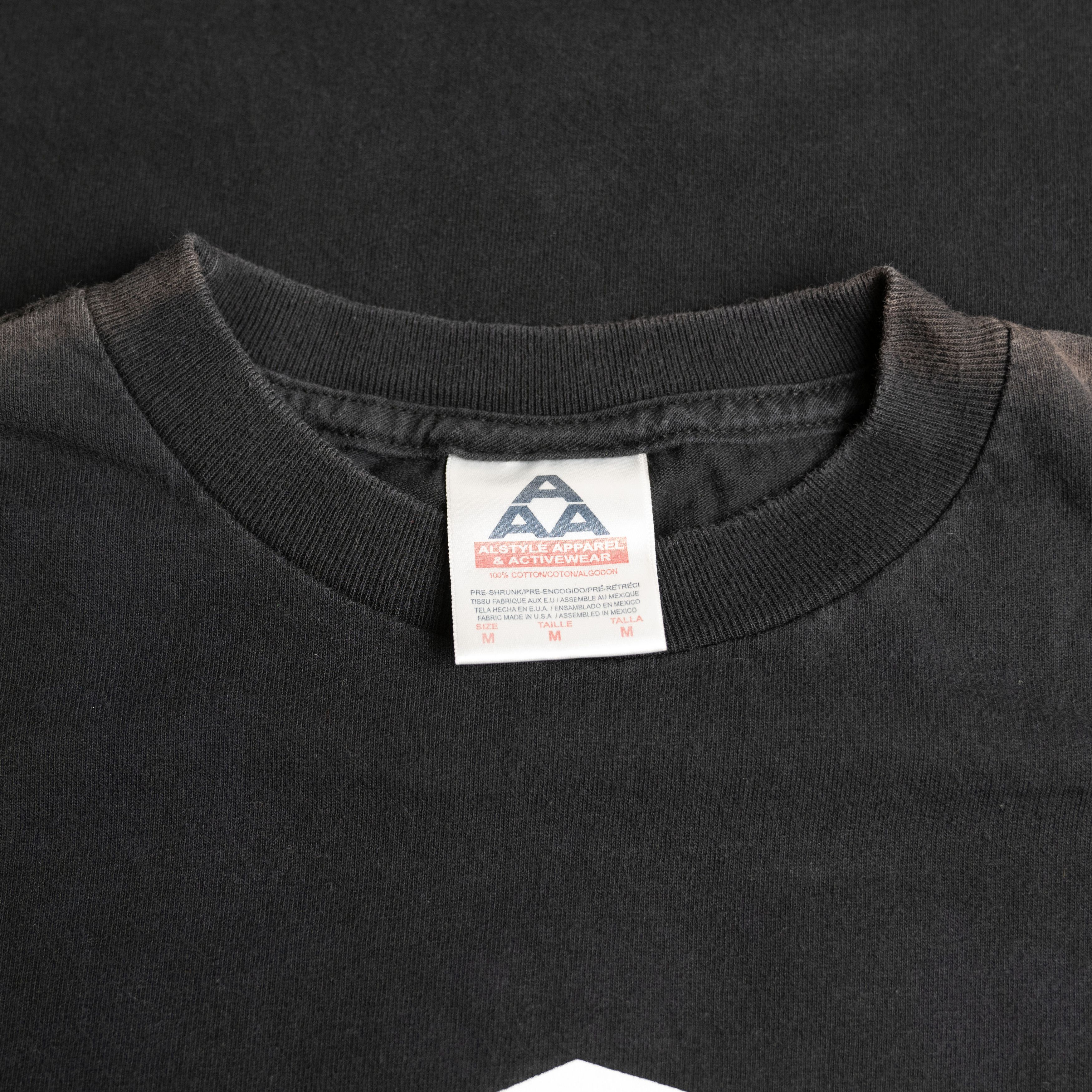 Alstyle Vintage 1990's Look On The Bright Side Skull Tee Shirt Size US M / EU 48-50 / 2 - 3 Thumbnail
