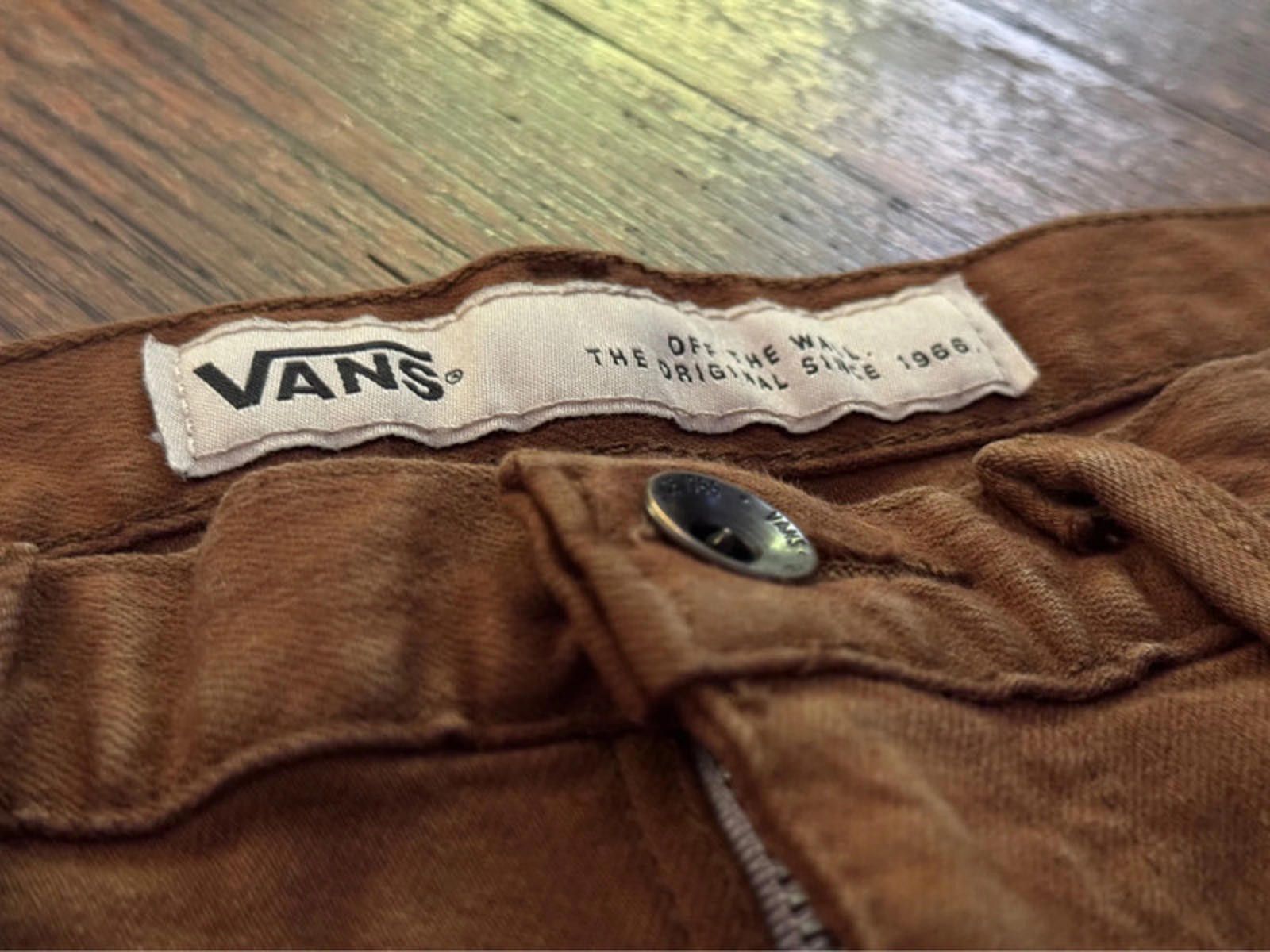 Vans Vans Khaki Denim Size US 30 / EU 46 - 1 Thumbnail