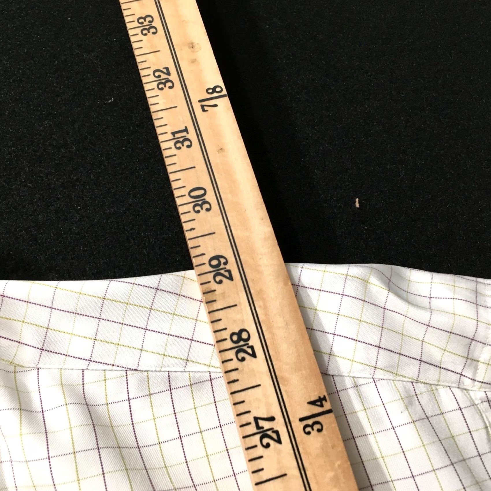Tallia Vintage Italia 1958 Designer Shirt Men's LARGE WHITE CHECK Long Sleeve Size US L / EU 52-54 / 3 - 7 Thumbnail