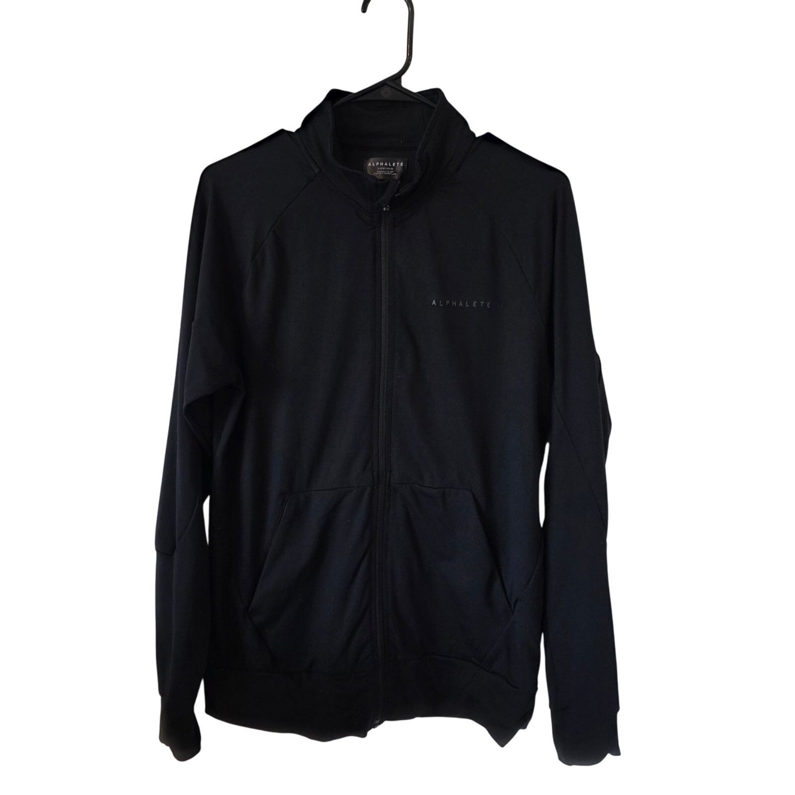 Alphalete Athletics Alphalete Mens Full Zip Athletic Jacket Size Medium Black Size US M / EU 48-50 / 2 - 1 Thumbnail