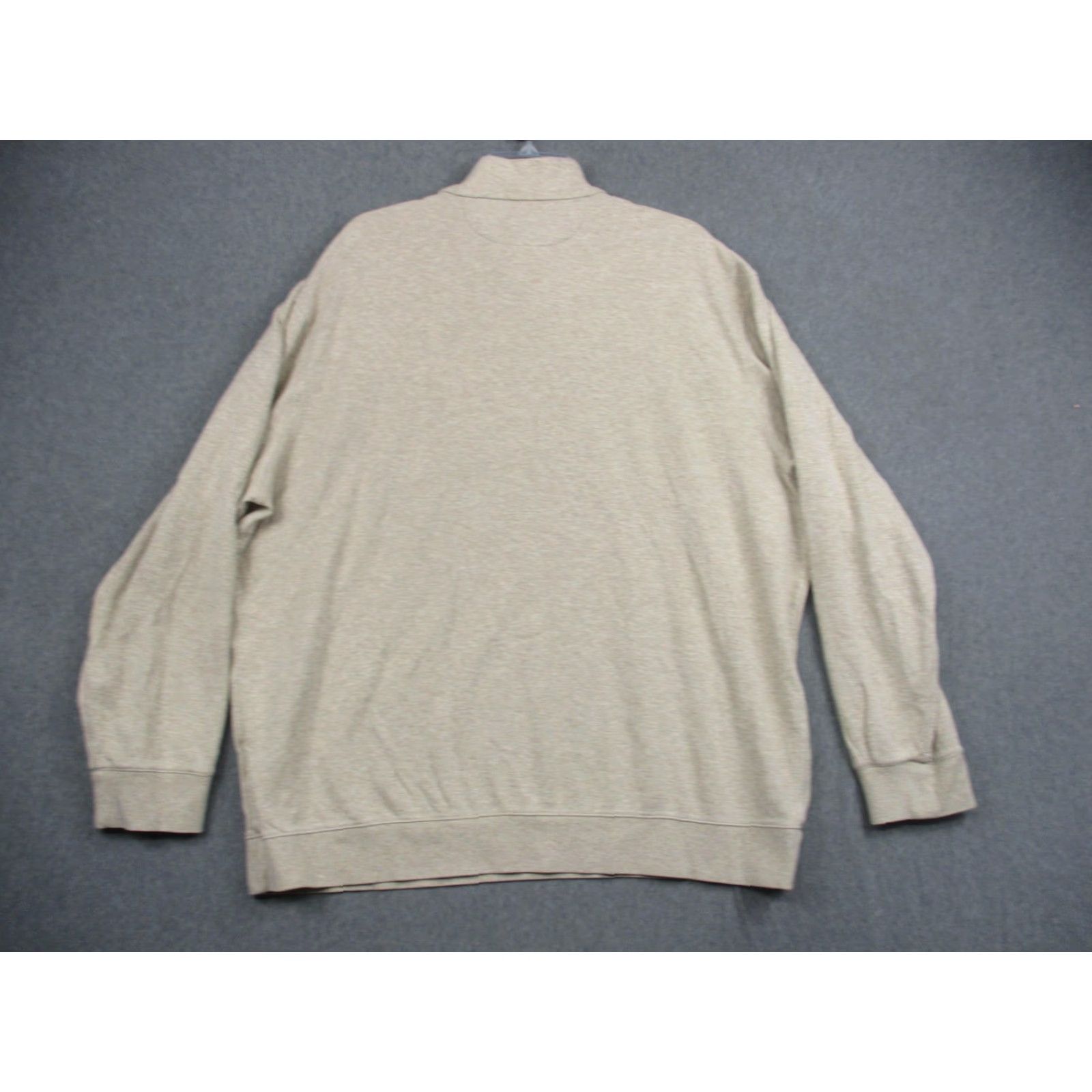 Polo Ralph Lauren **Polo Ralph Lauren Mens 2XL Beige Quarter Zip Sweater Pony Logo** User: **Ralph Lauren Mens 2XL Beige Quarter Zip Sweater Pony Logo** Size US XXL / EU 58 / 5 - 7 Thumbnail