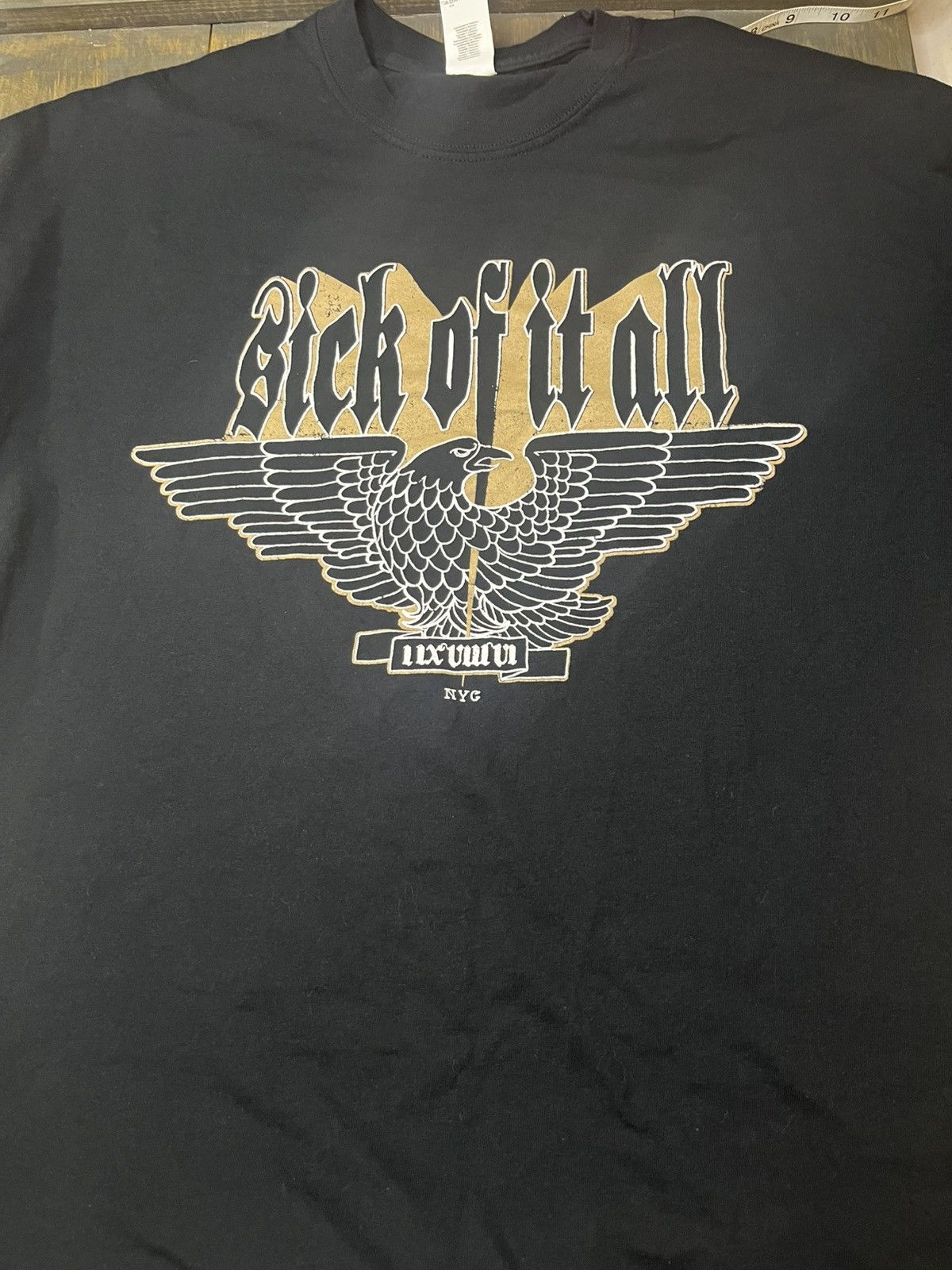 Band Tees Vintage Sick Of It All NYHC Hardcore Punk Band T XL Black Size US XL / EU 56 / 4 - 1 Thumbnail